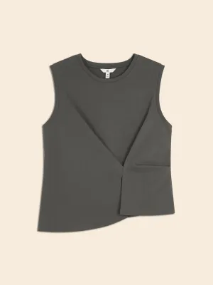 Cotton Draped Tank Banana Republic