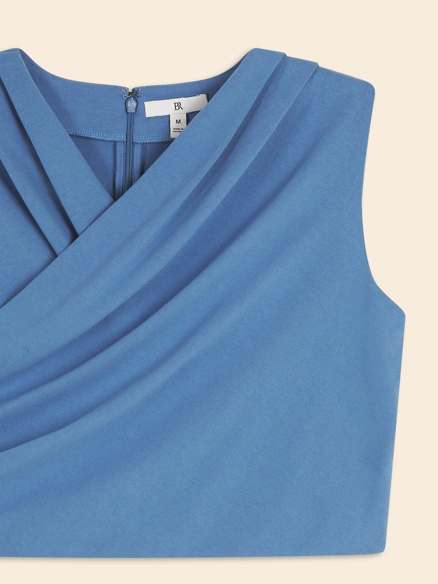 Cotton Wrap Crop Top Banana Republic