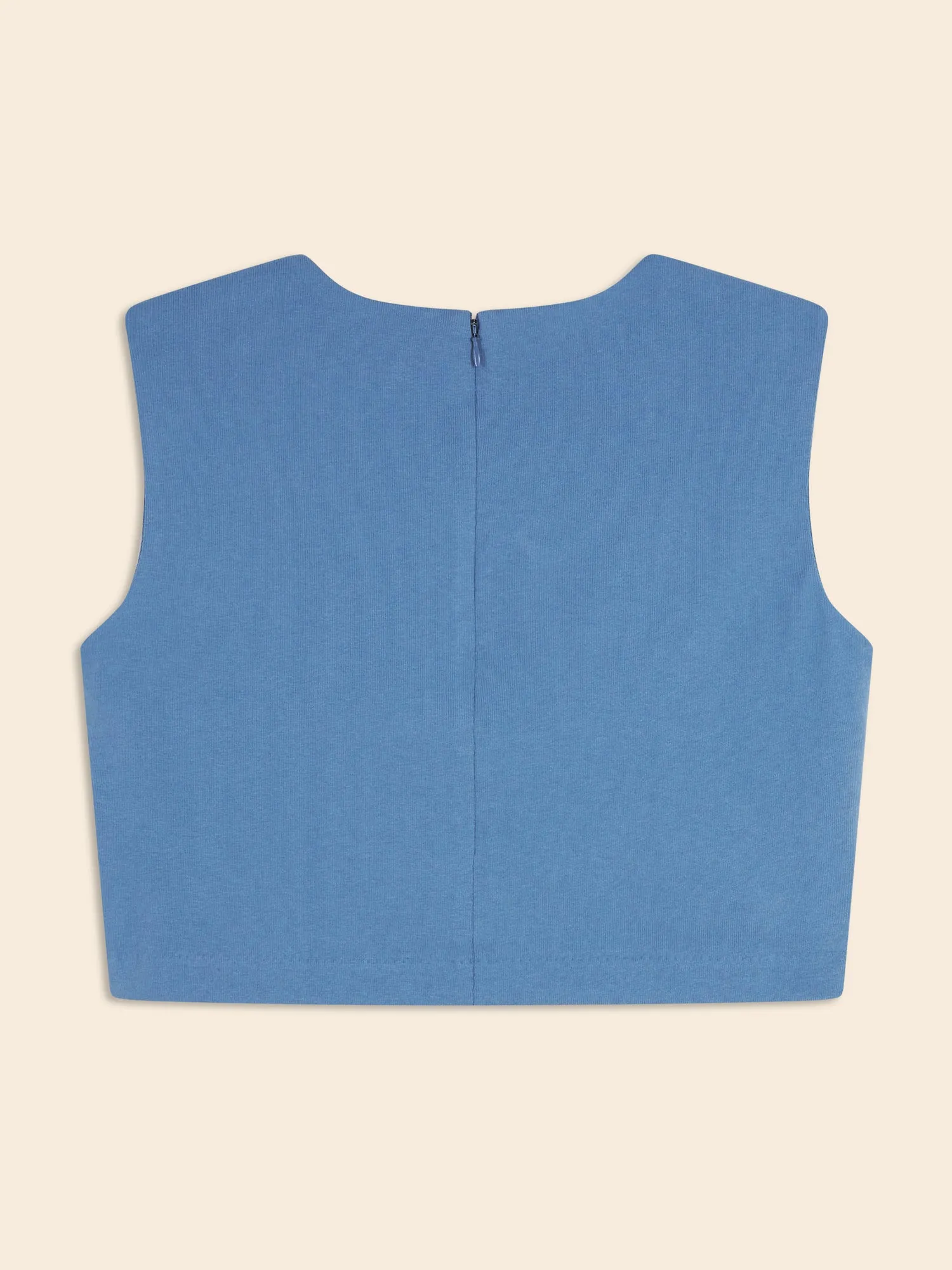 Cotton Wrap Crop Top Banana Republic