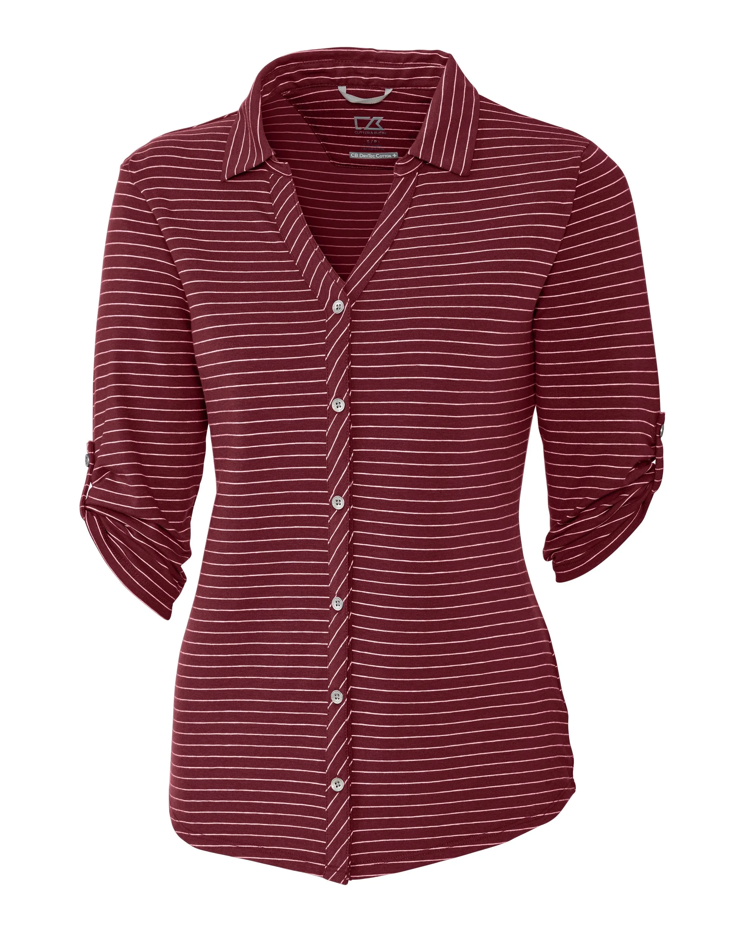Cutter & Buck Academy Elbow Sleeve Womens Top