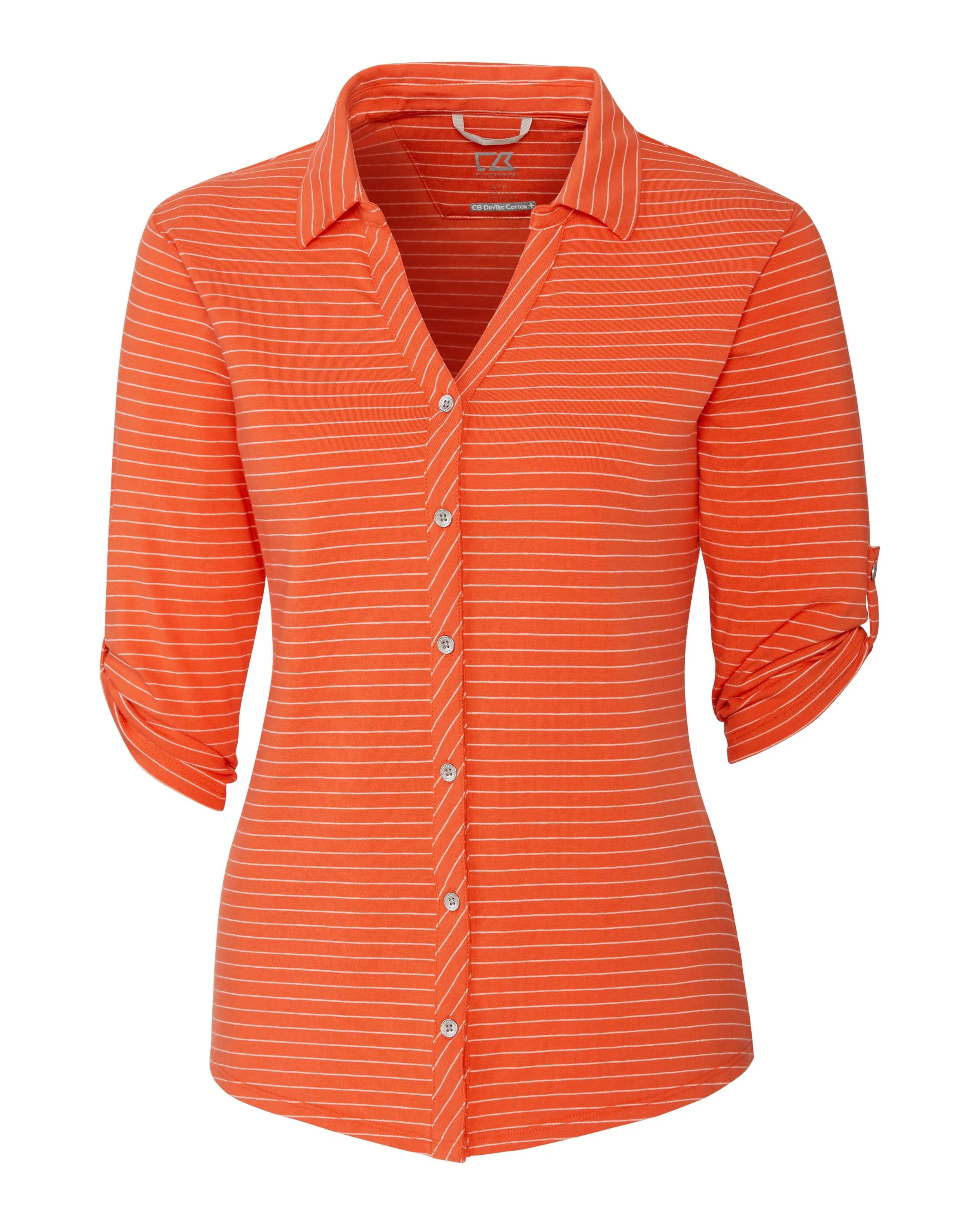 Cutter & Buck Academy Elbow Sleeve Womens Top