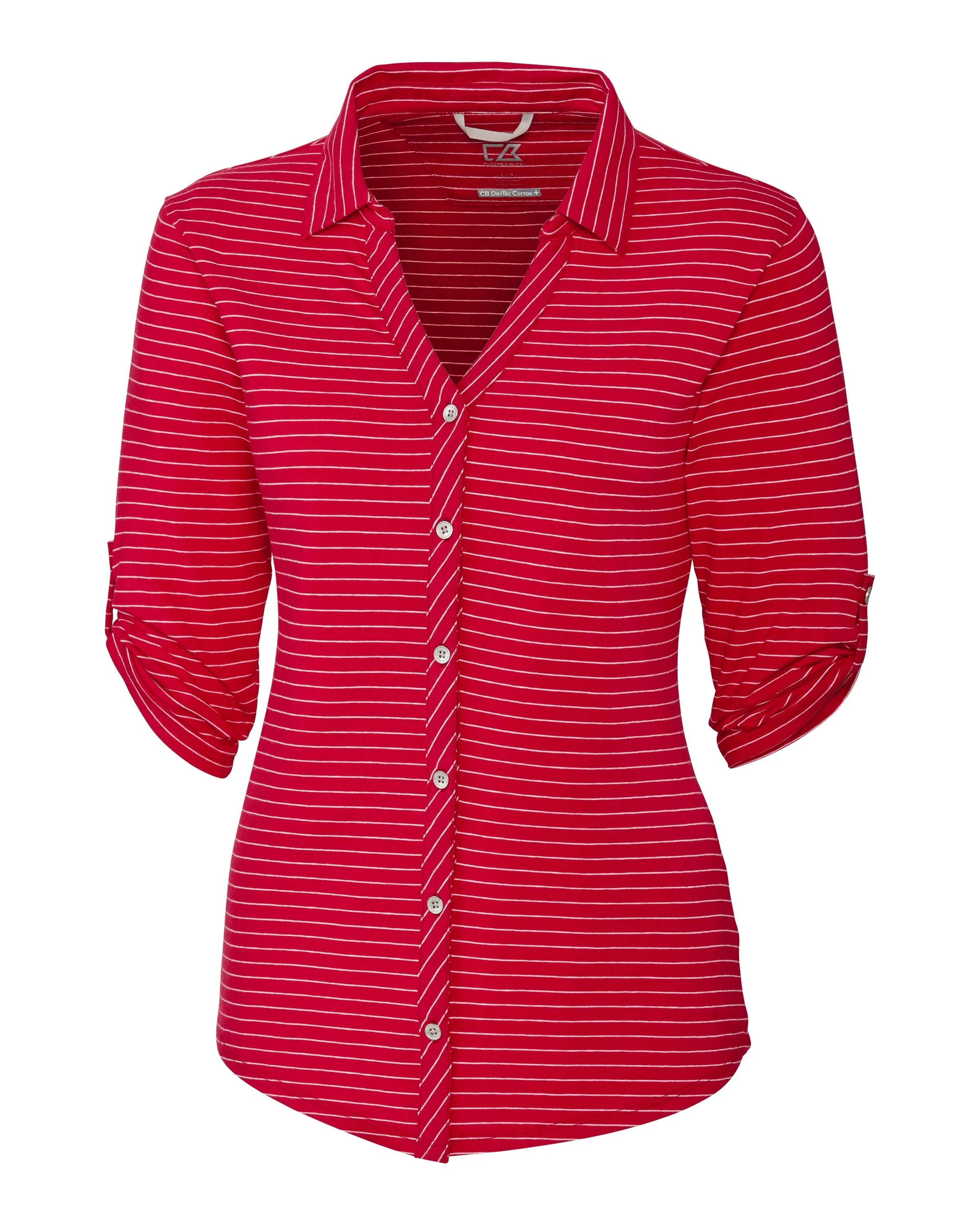 Cutter & Buck Academy Elbow Sleeve Womens Top