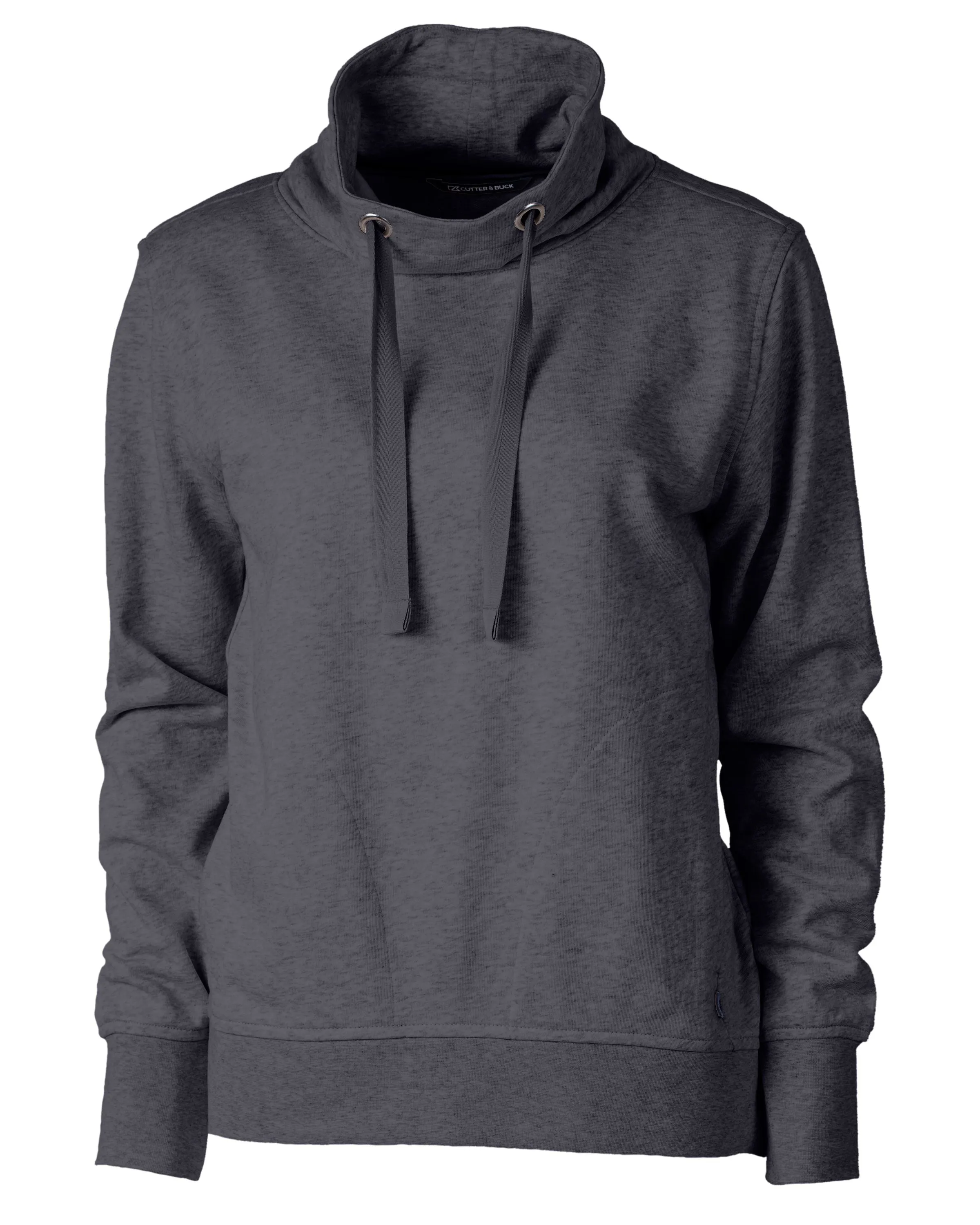 Cutter & Buck Saturday Cotton Blend Womens Funnel Neck Sweatshirt