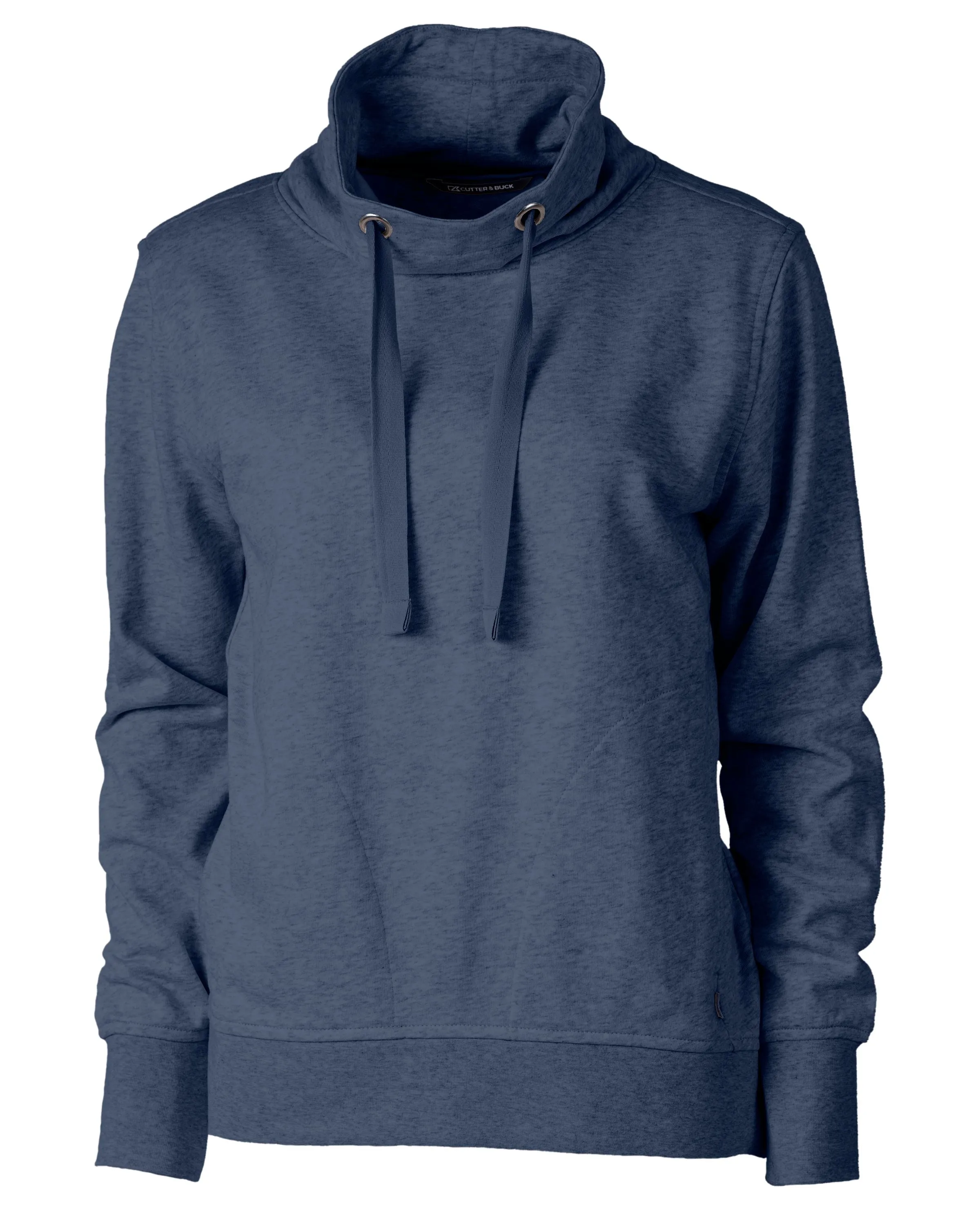 Cutter & Buck Saturday Cotton Blend Womens Funnel Neck Sweatshirt
