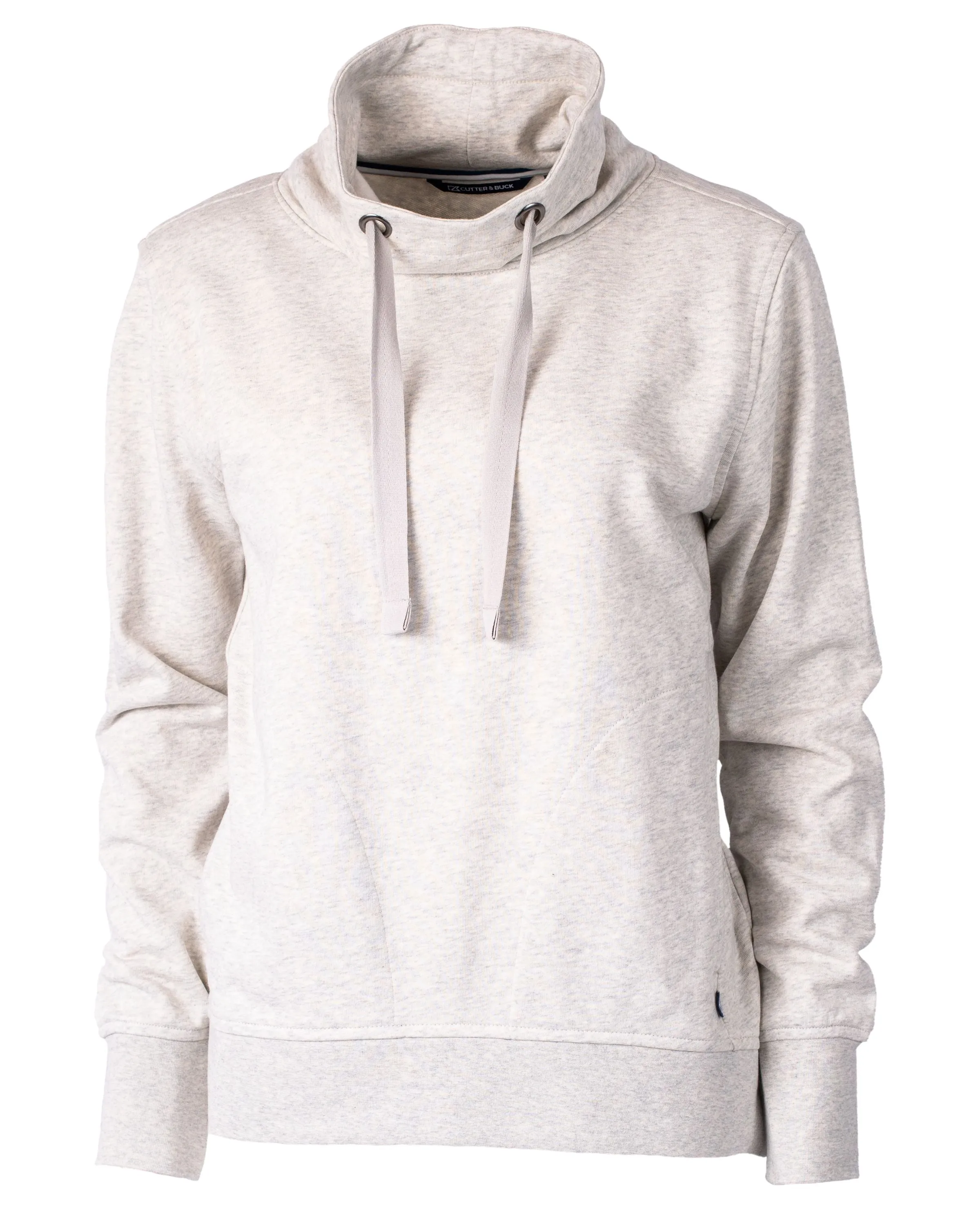 Cutter & Buck Saturday Cotton Blend Womens Funnel Neck Sweatshirt