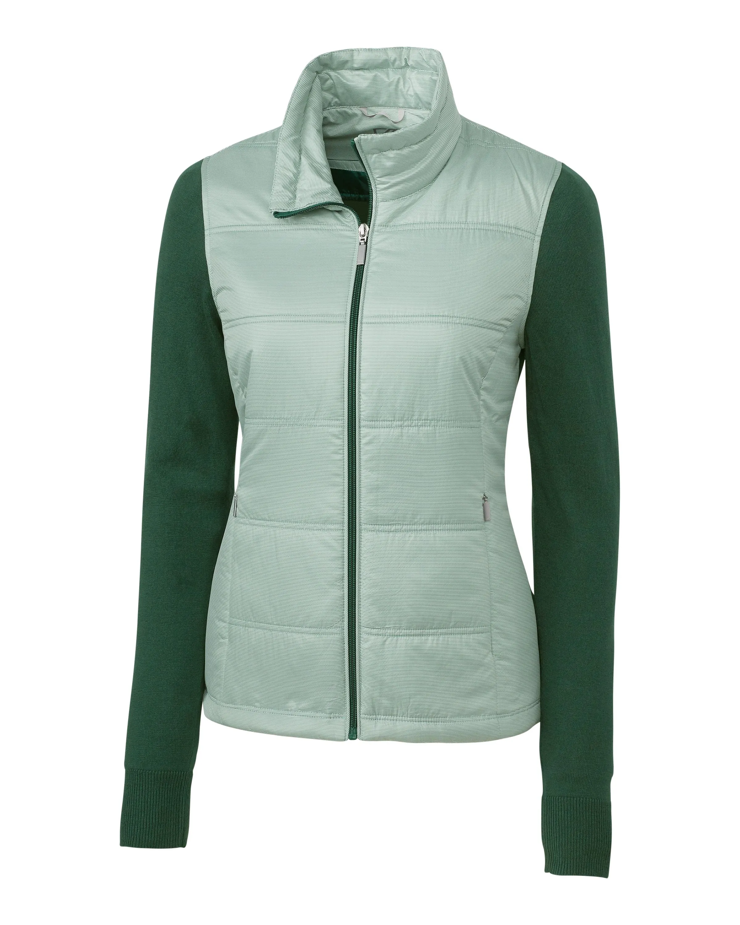 Cutter & Buck Womens Cora Quilted Sweater Jacket