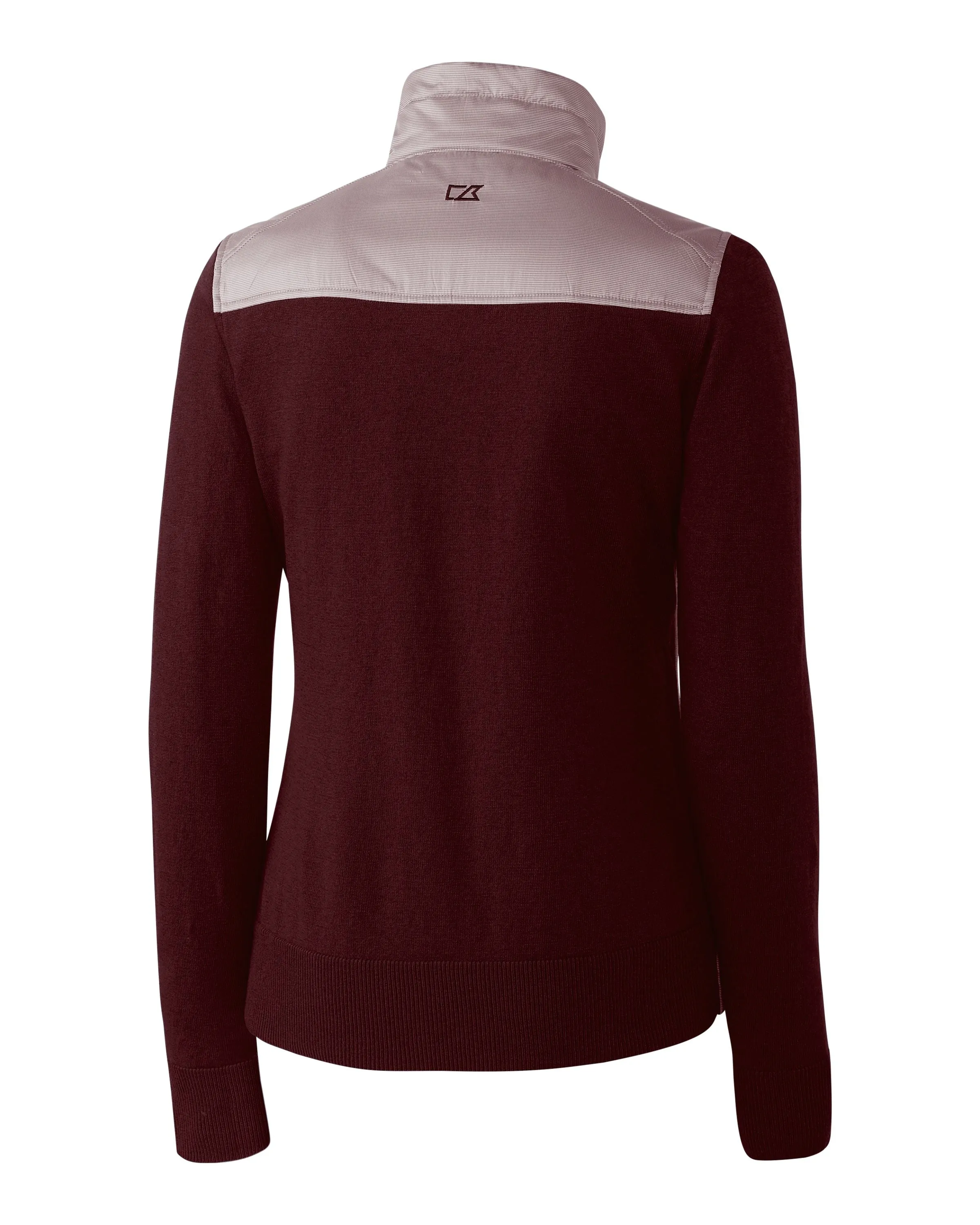 Cutter & Buck Womens Cora Quilted Sweater Jacket