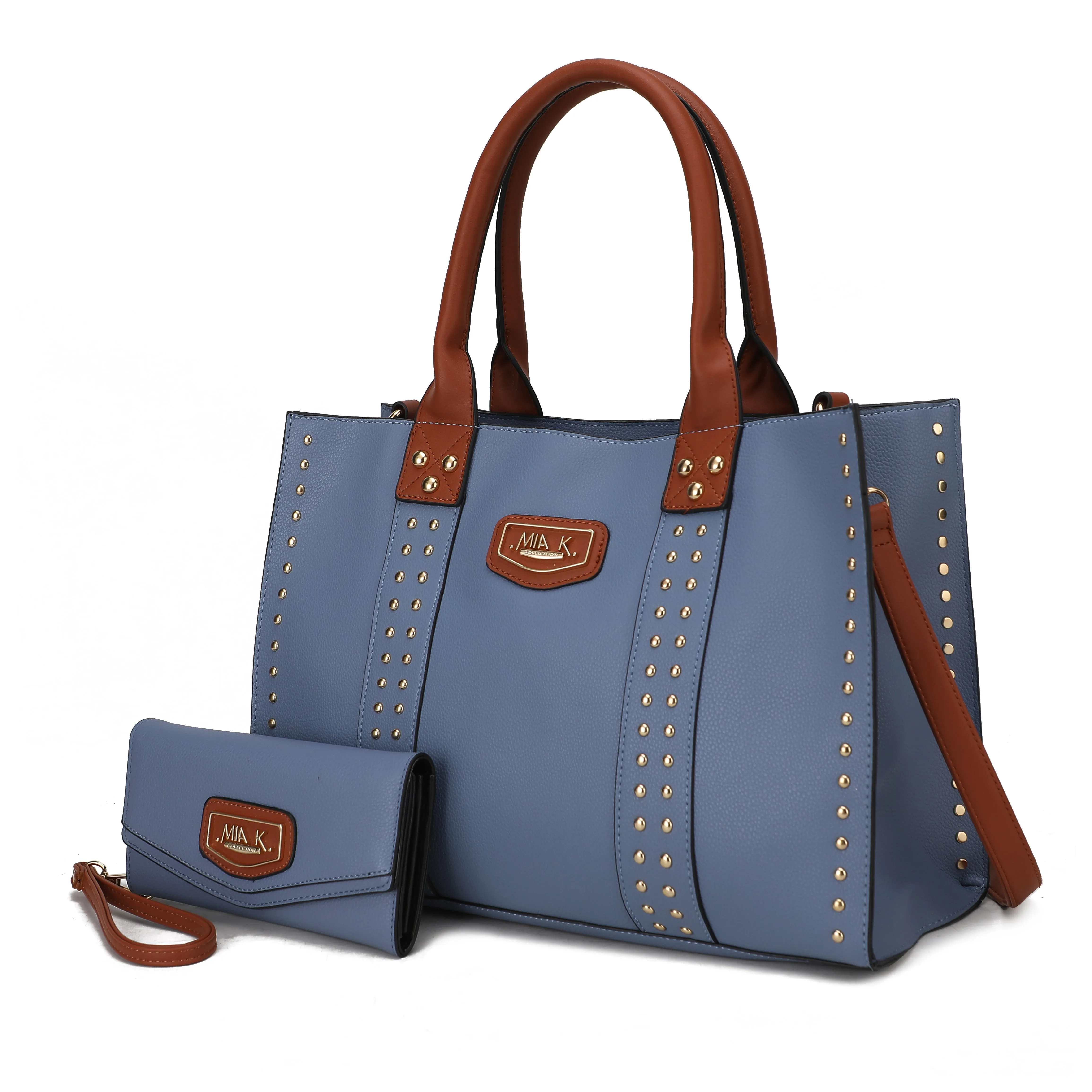 Davina Vegan Leather Womens Tote Bag with wallet