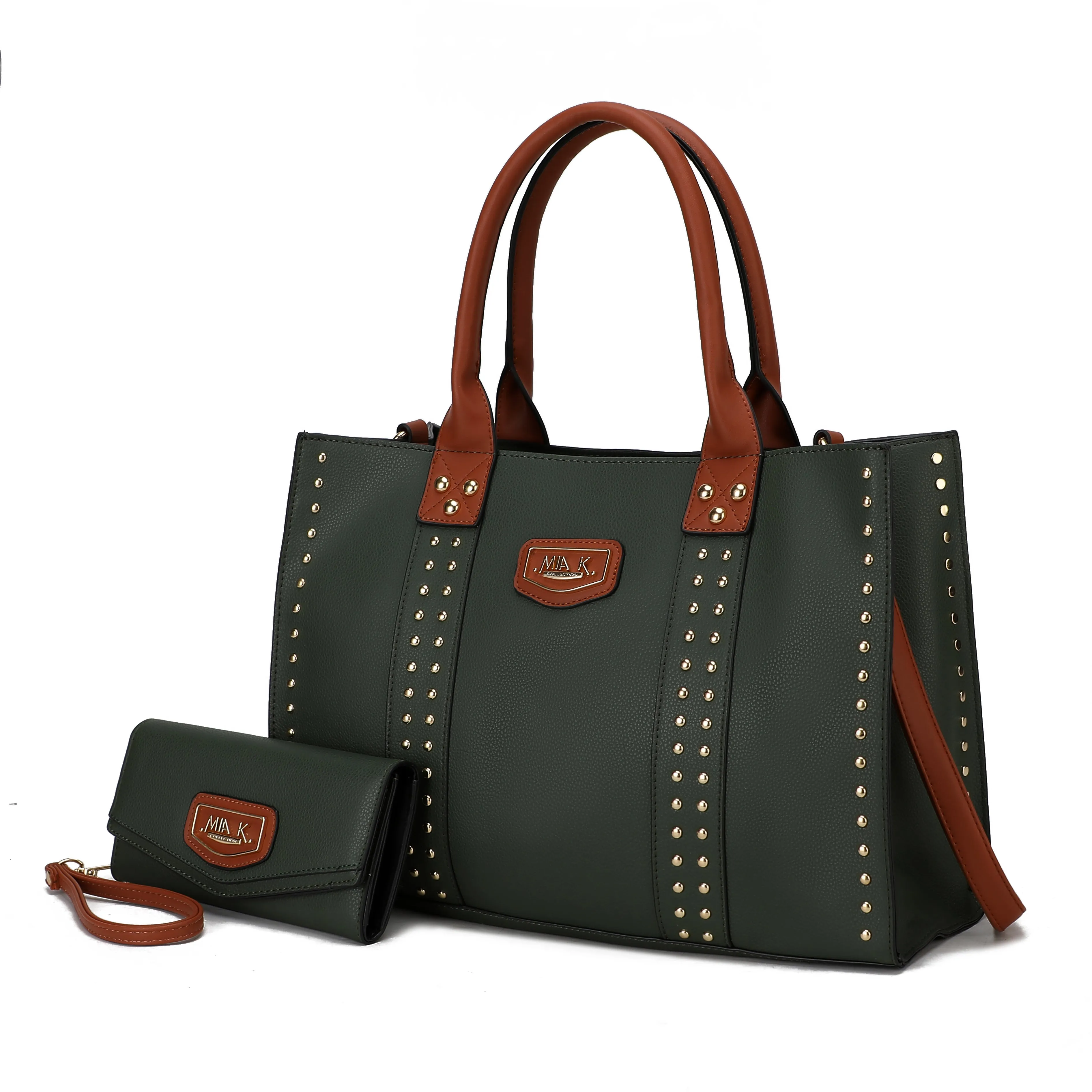 Davina Vegan Leather Womens Tote Bag with wallet