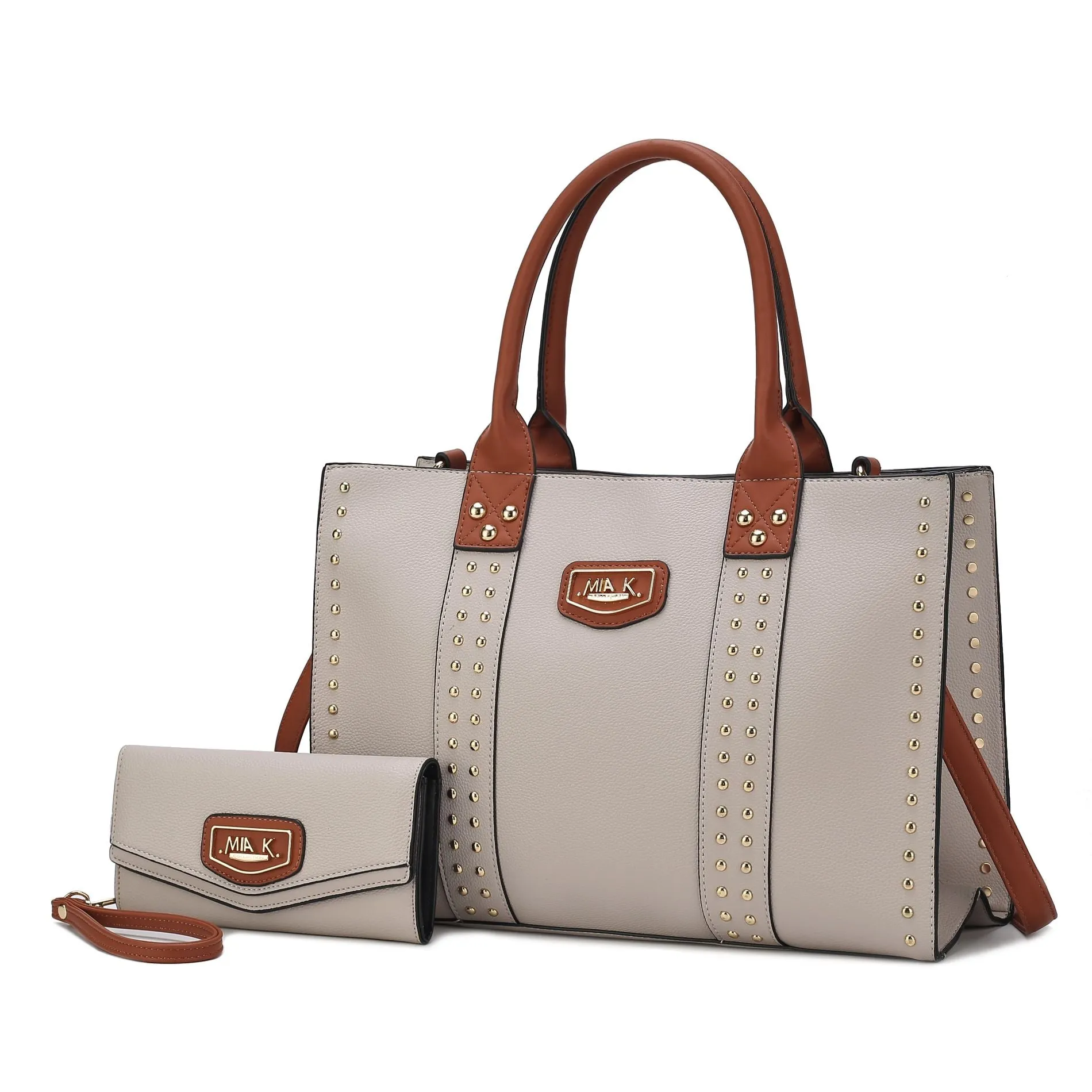 Davina Vegan Leather Womens Tote Bag with wallet