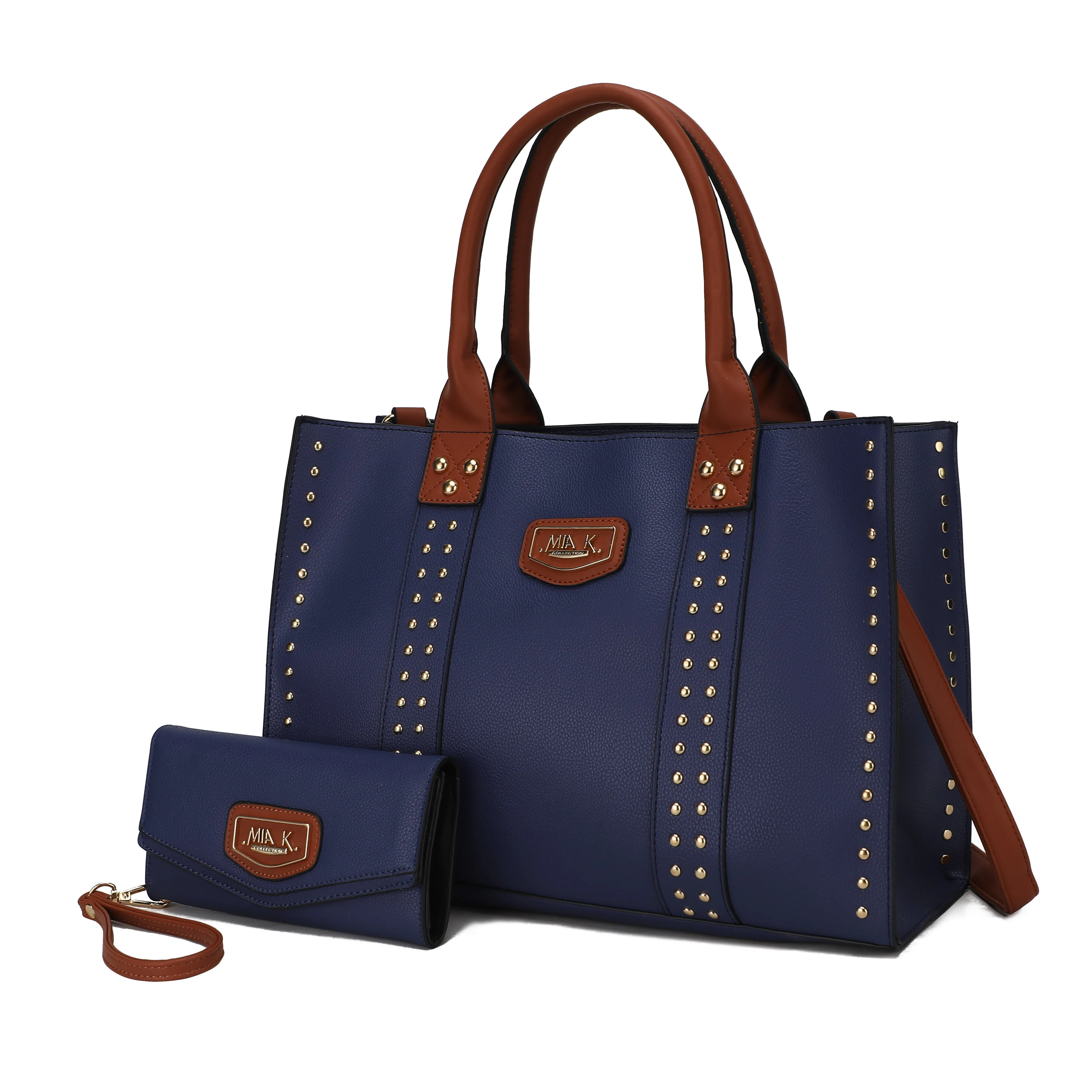 Davina Vegan Leather Womens Tote Bag with wallet