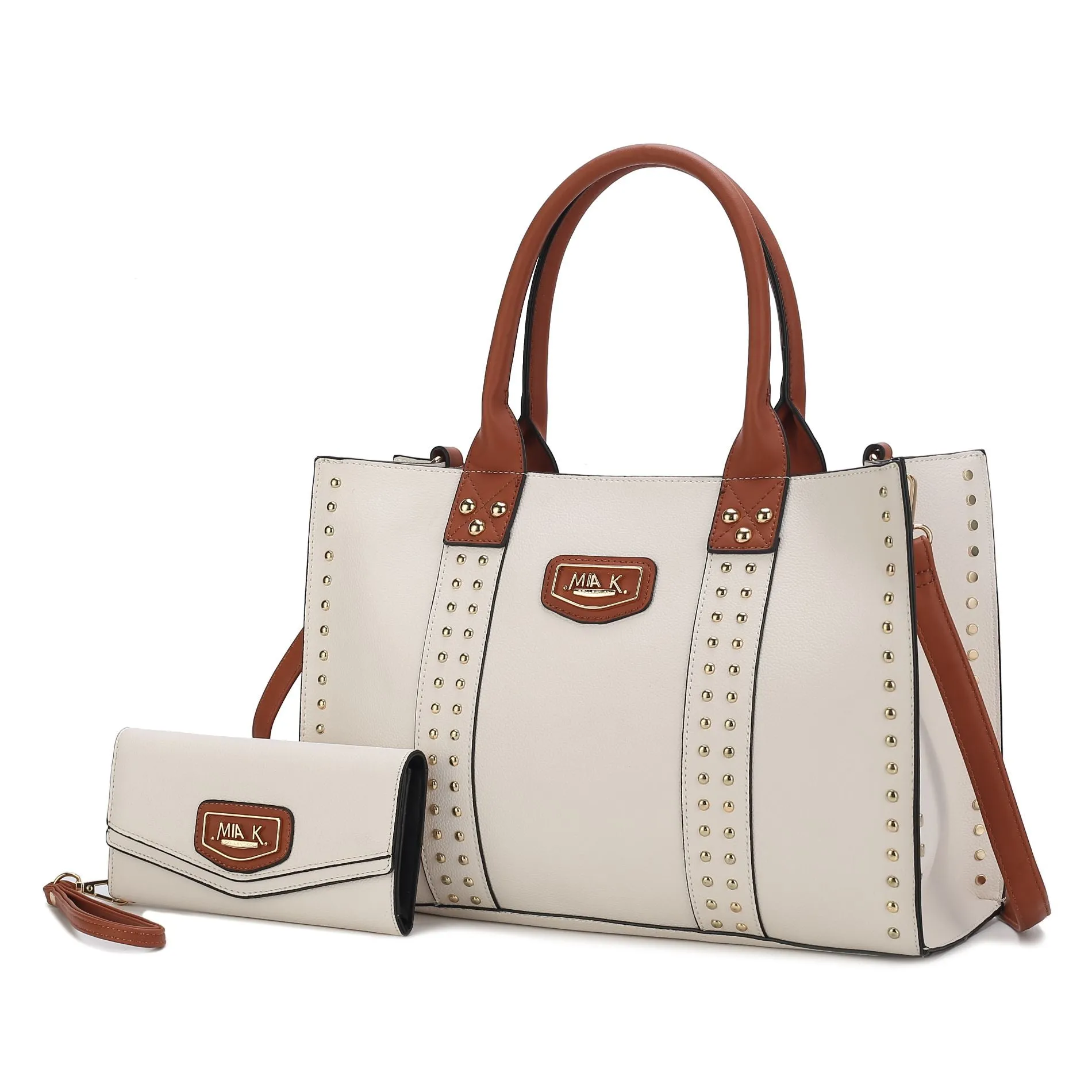 Davina Vegan Leather Womens Tote Bag with wallet