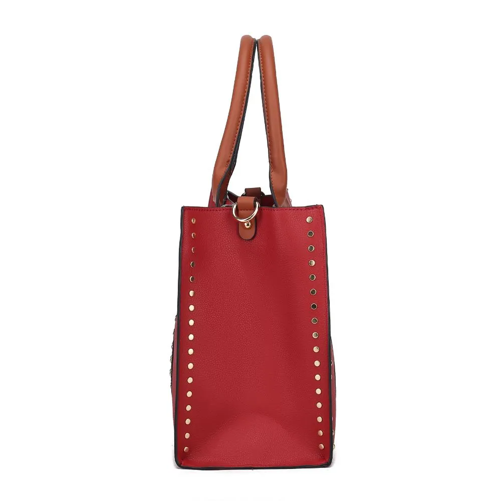 Davina Vegan Leather Womens Tote Bag with wallet