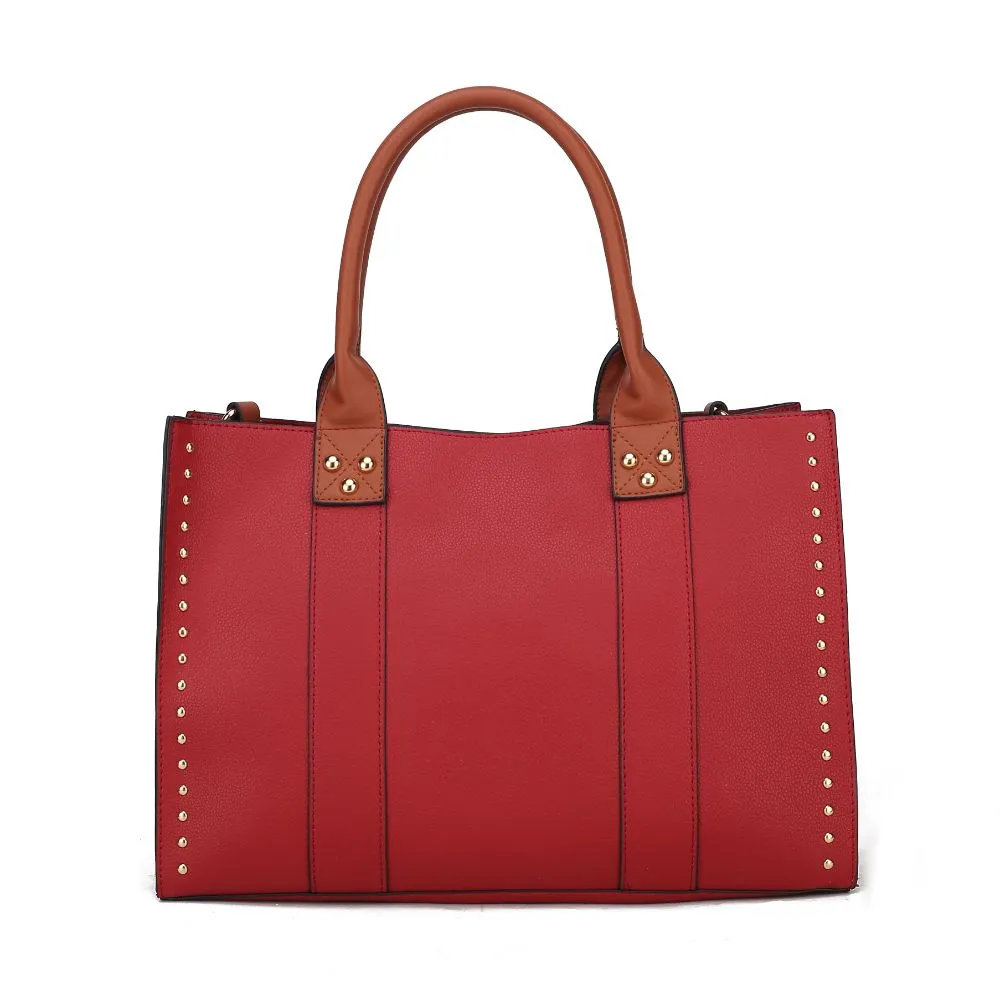 Davina Vegan Leather Womens Tote Bag with wallet