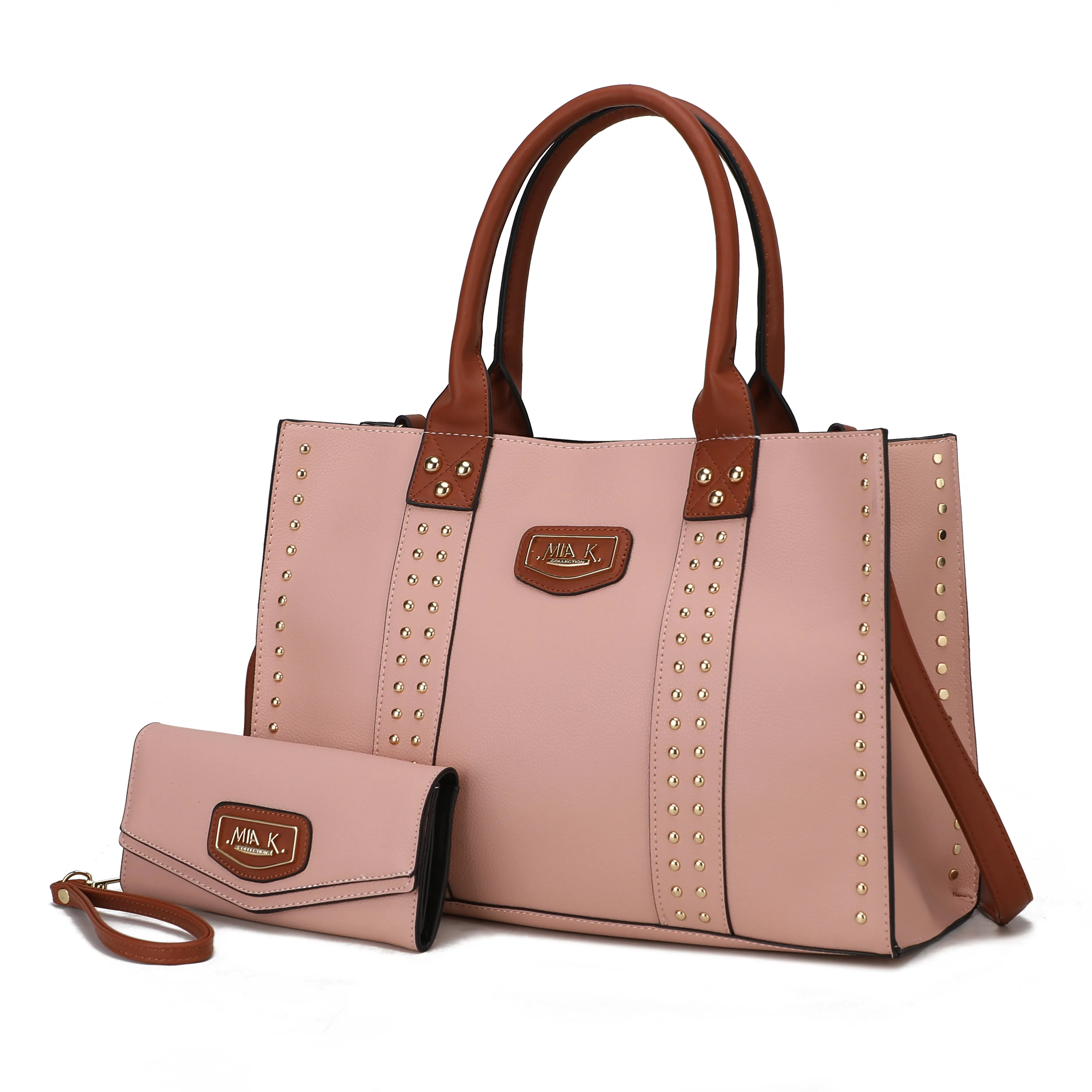 Davina Vegan Leather Womens Tote Bag with wallet