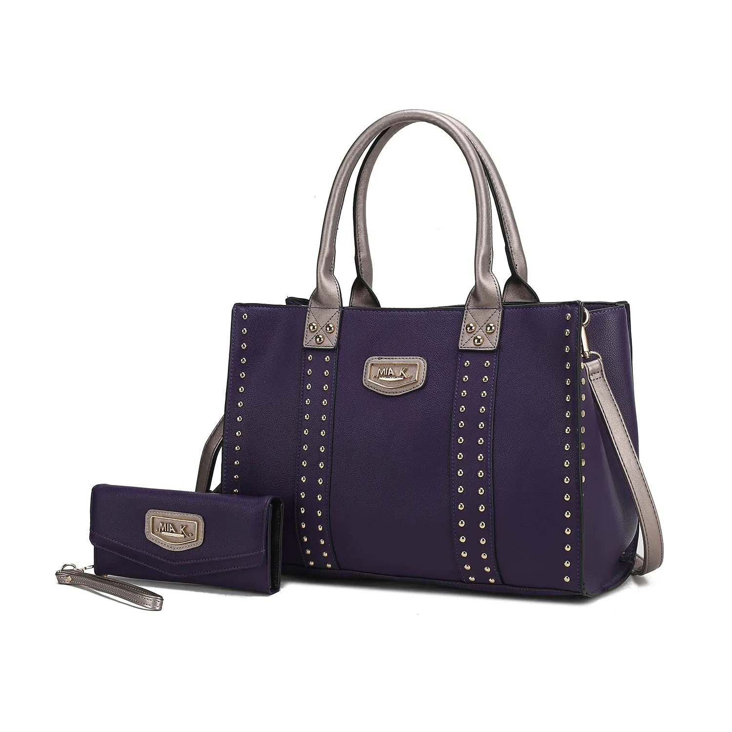 Davina Vegan Leather Womens Tote Bag with wallet