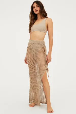Deborah Skirt Tan Beach Riot