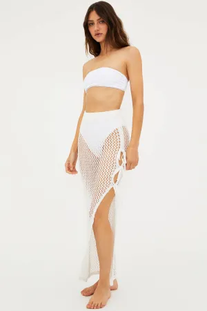 Deborah Skirt White Beach Riot