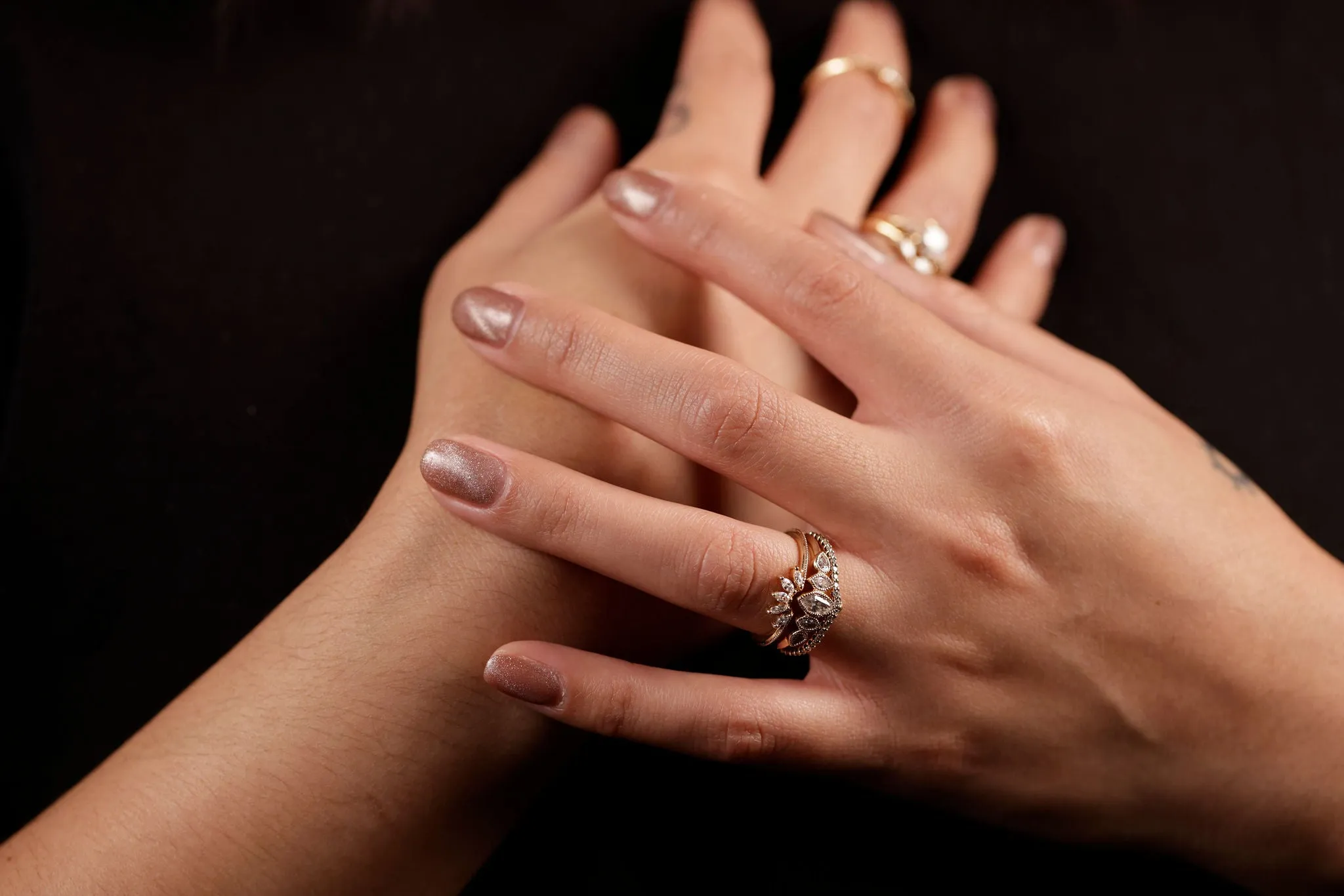 Deco Marquise Diamond Ring
