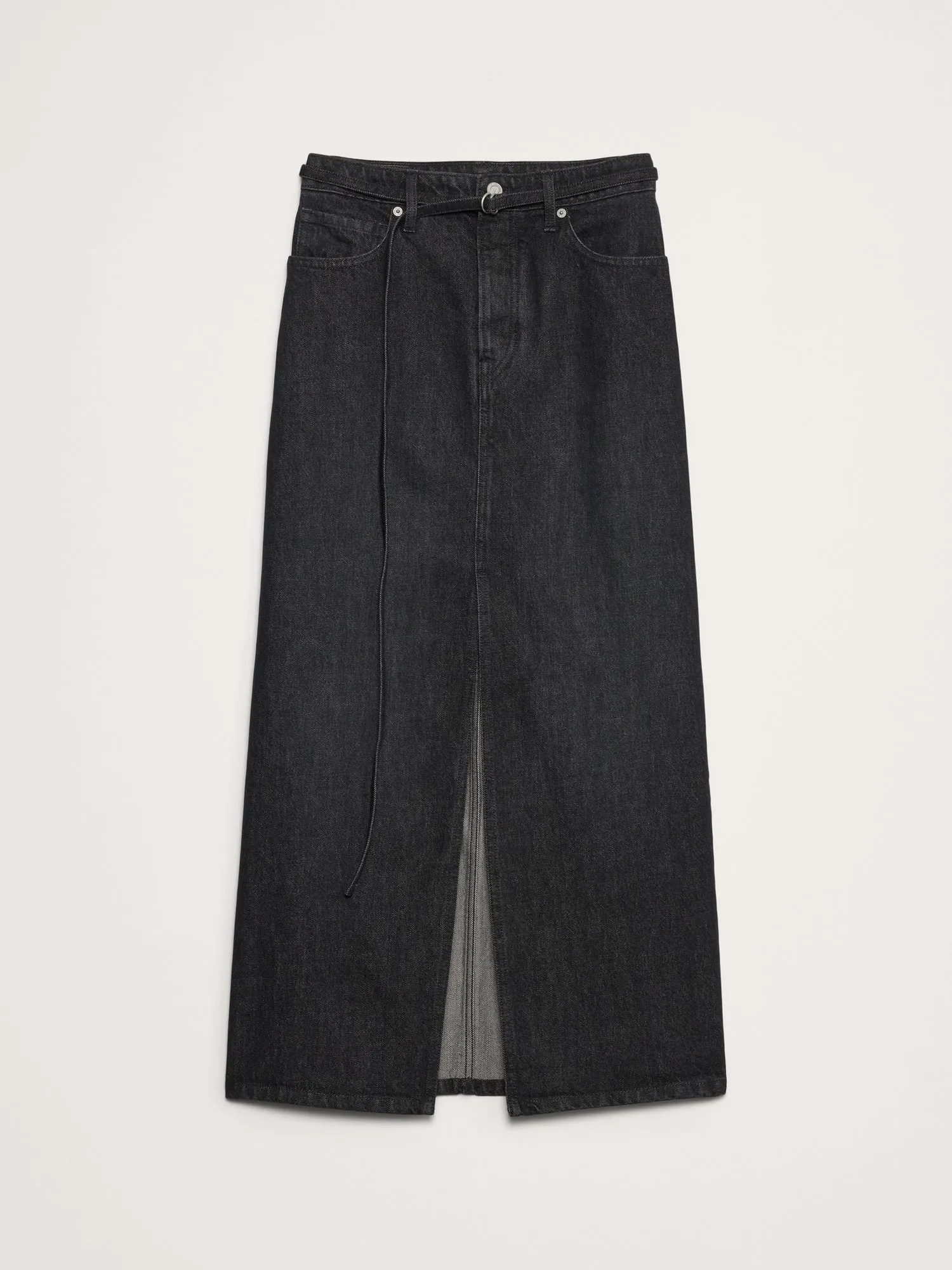 Denim Maxi Skirt Banana Republic