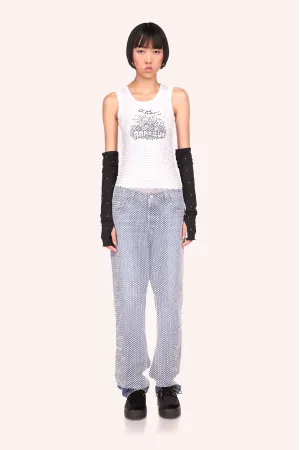 Diamond Netting Slip Dress Annasui
