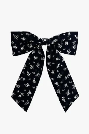 Ditsy Dot Chiffon Bow Hair Clip Annasui