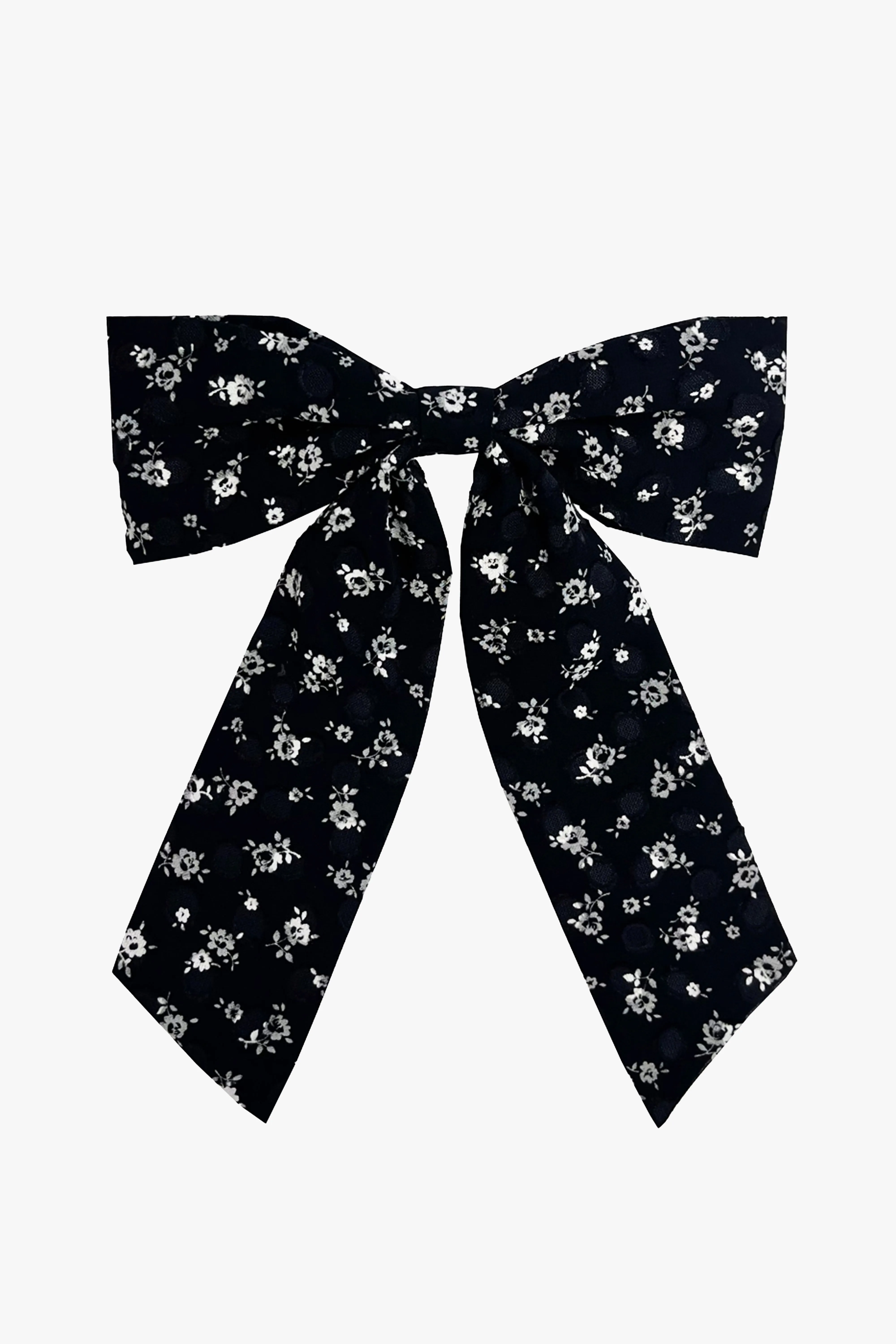 Ditsy Dot Chiffon Bow Hair Clip Annasui