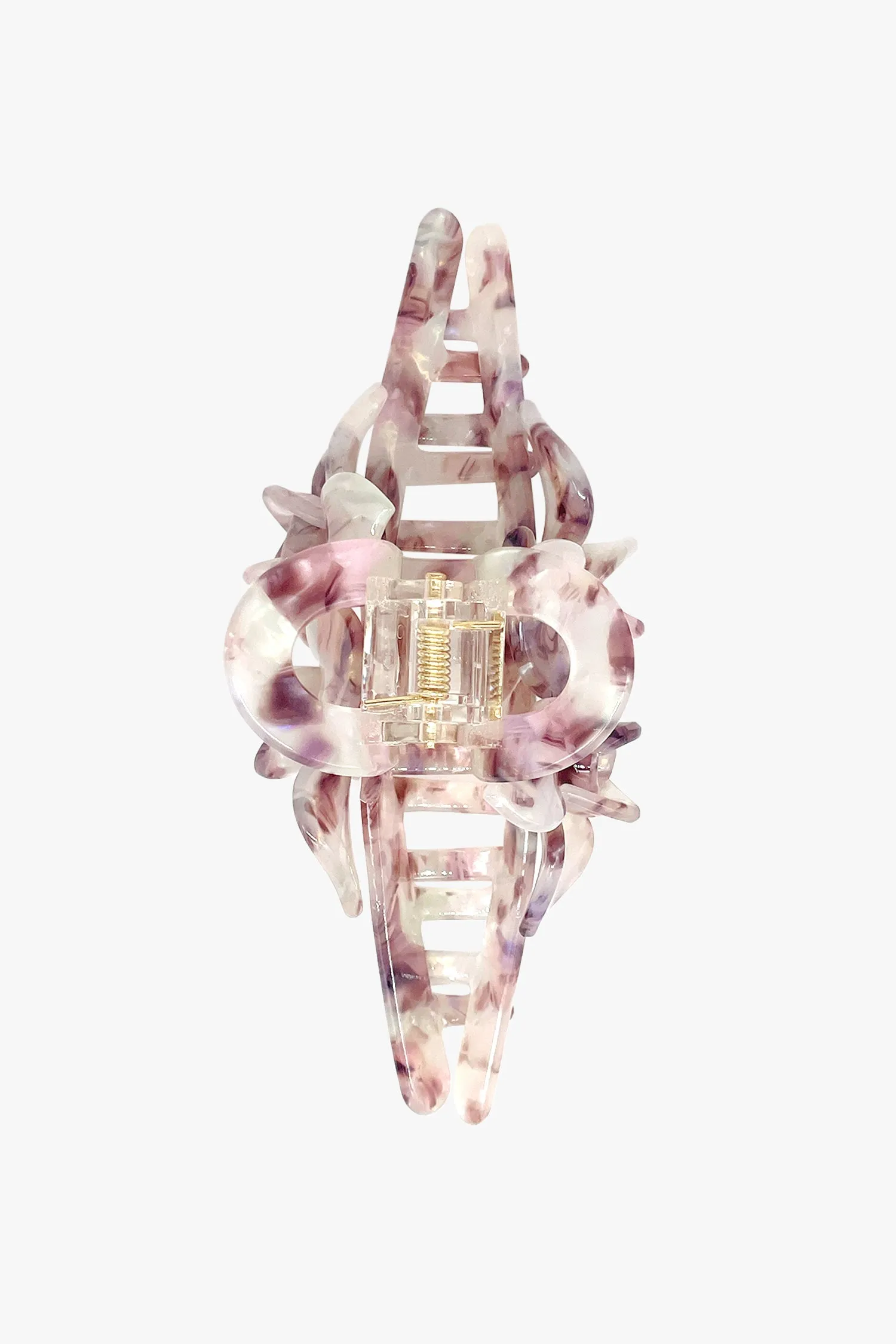 Double Flower Large Jaw Clip- Lavender Annasui