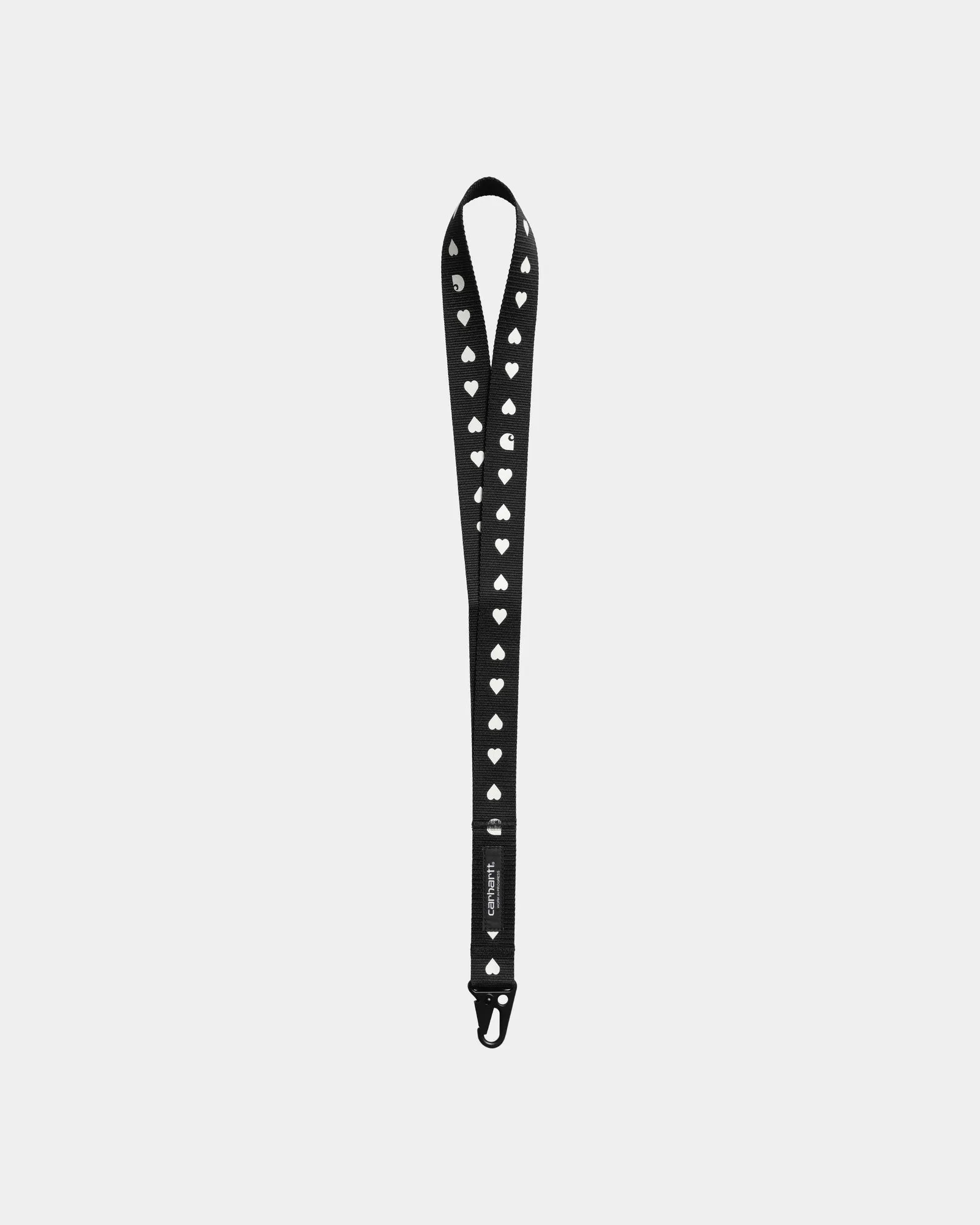Drewe Keychain | Black / Natural Heart C Pinstripe Carhartt WIP