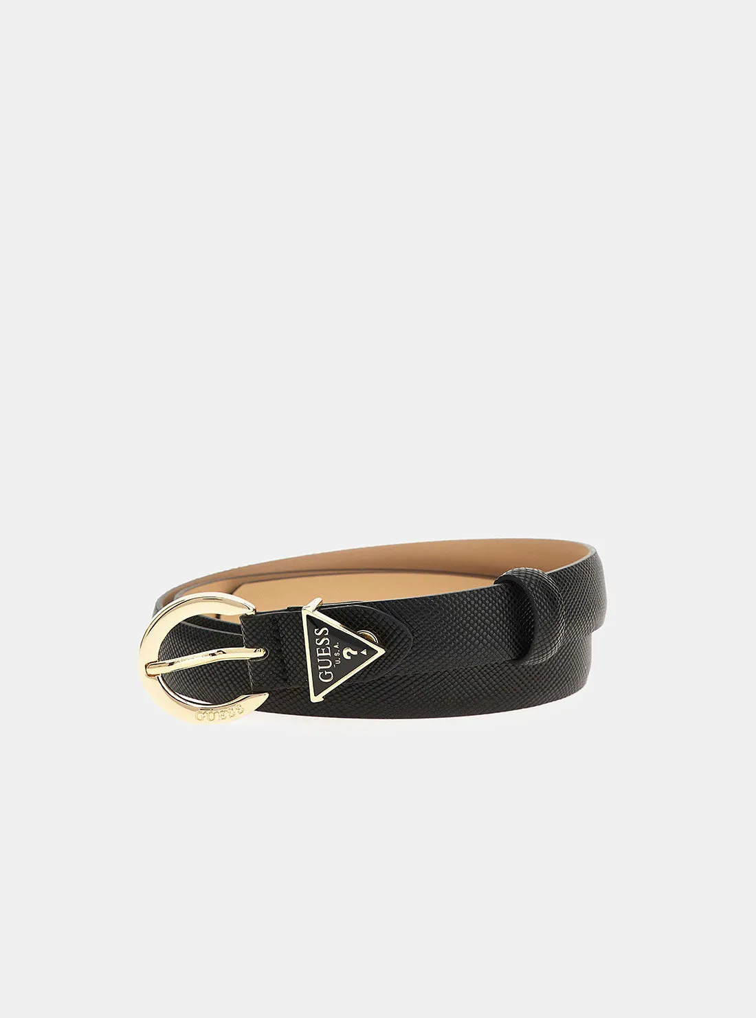 Eco Black Gloriana Adjustable Belt Guess