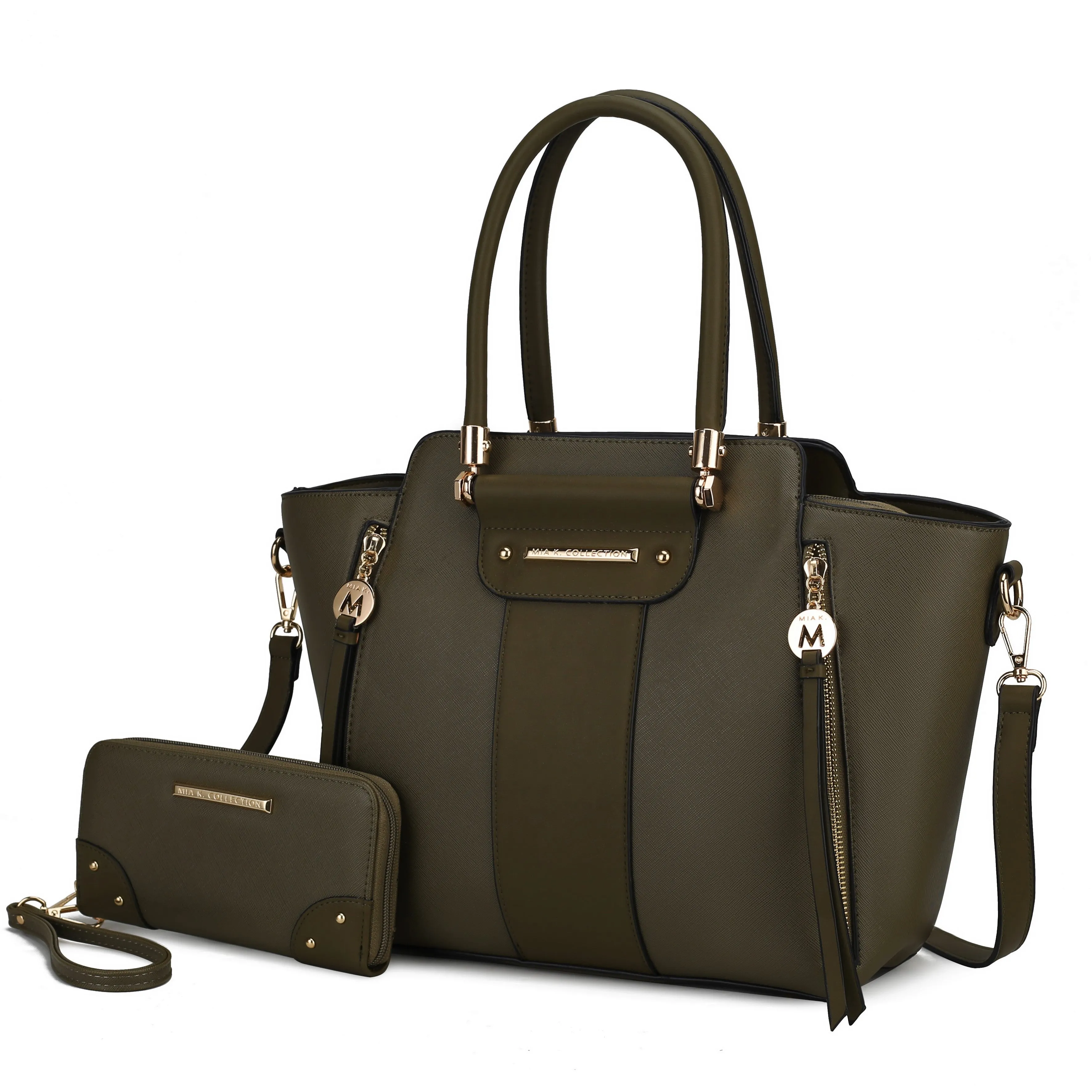 Eliana Vegan Leather Womens Tote Bag with wallet