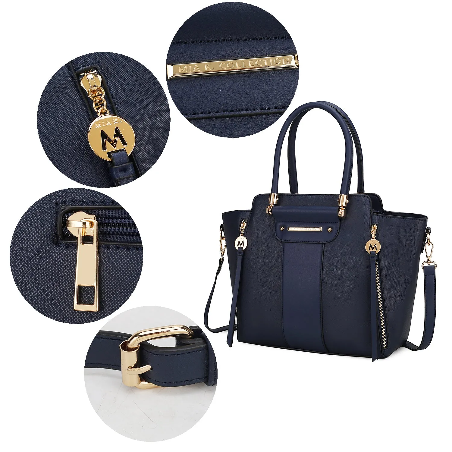 Eliana Vegan Leather Womens Tote Bag with wallet