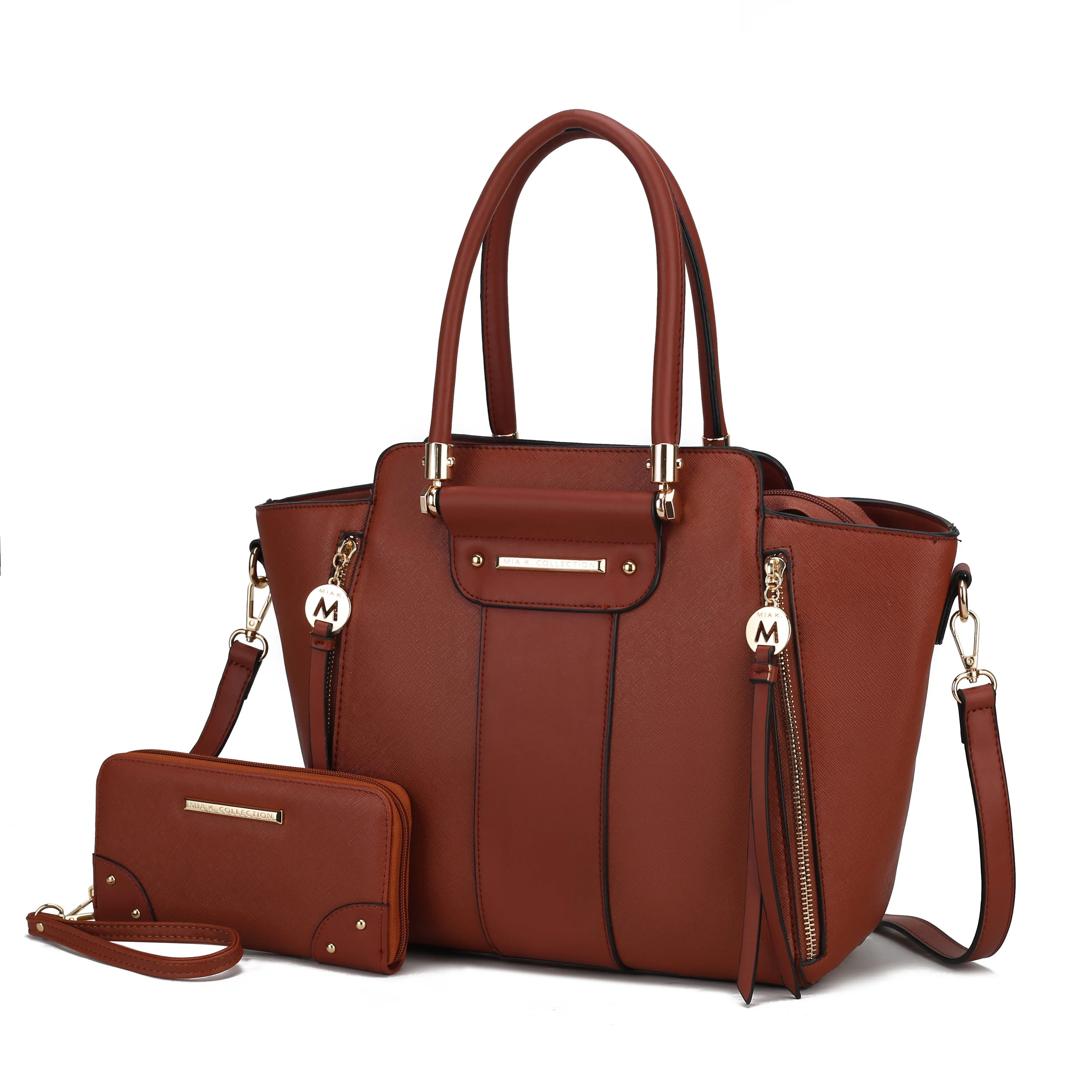 Eliana Vegan Leather Womens Tote Bag with wallet