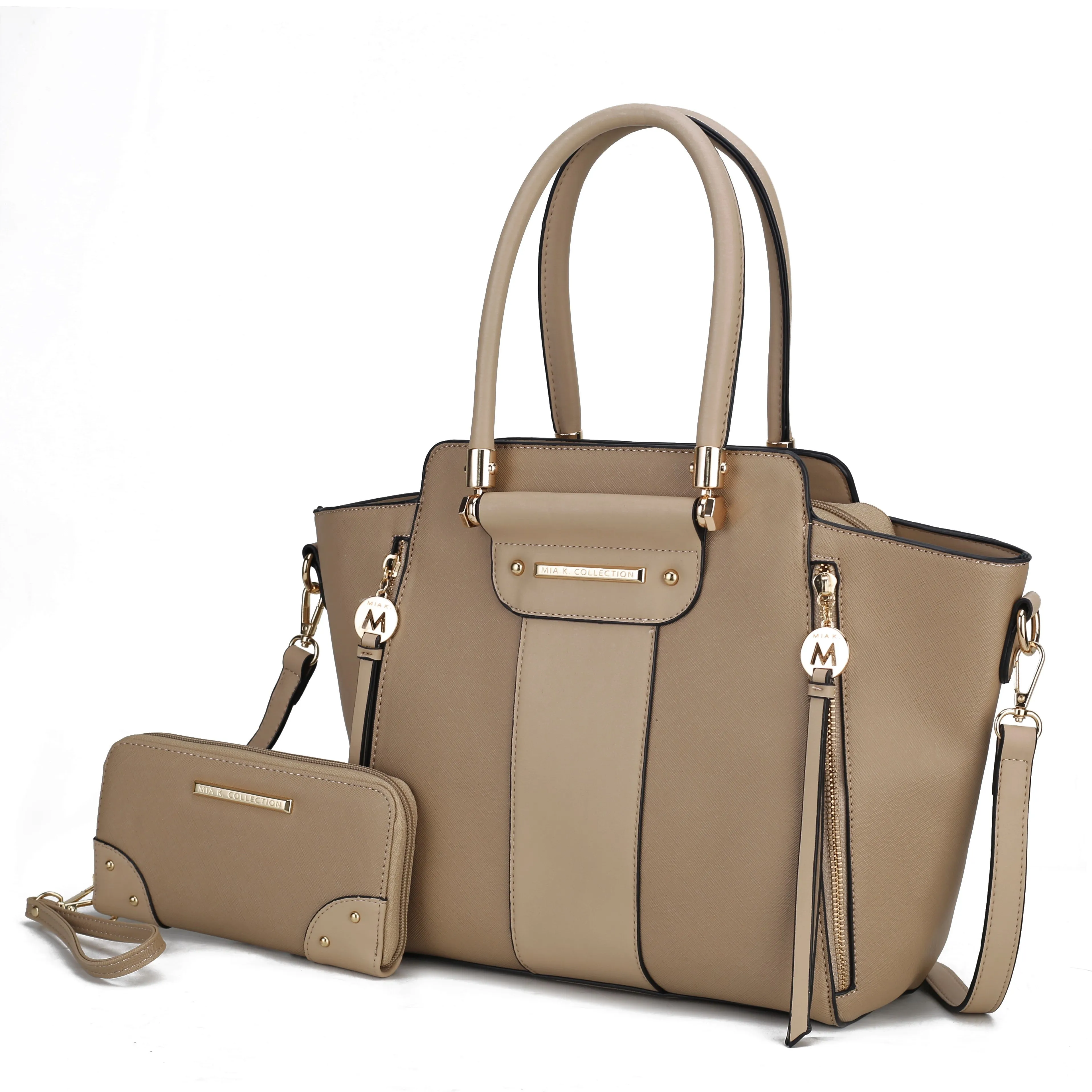 Eliana Vegan Leather Womens Tote Bag with wallet
