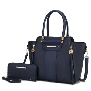 Eliana Vegan Leather Womens Tote Bag with wallet