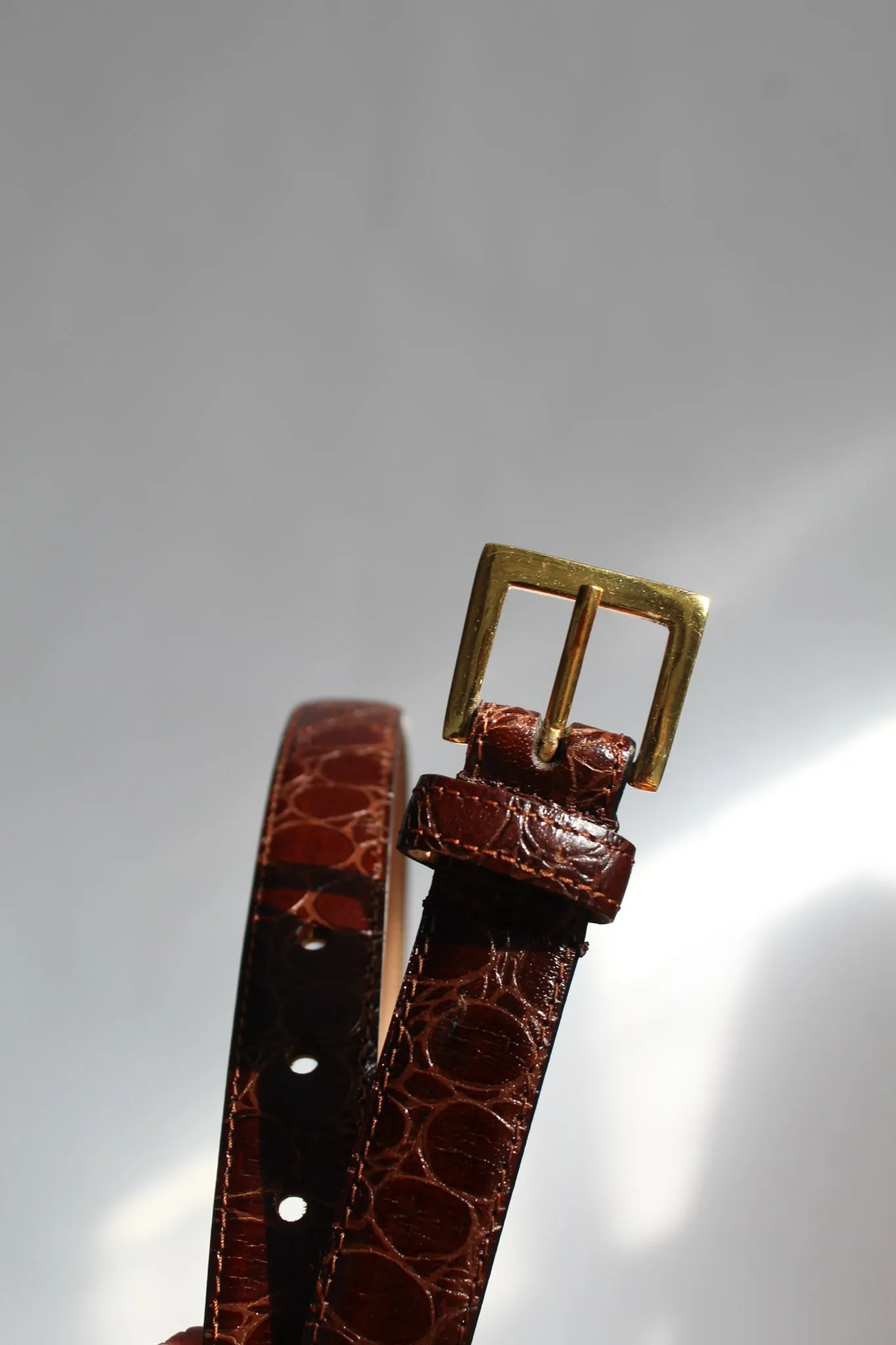 embossed leather belt 1919 Vintage