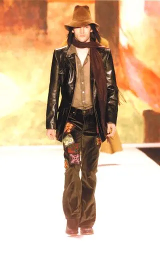 Embroidered Velveteen Patched Corduroys Annasui