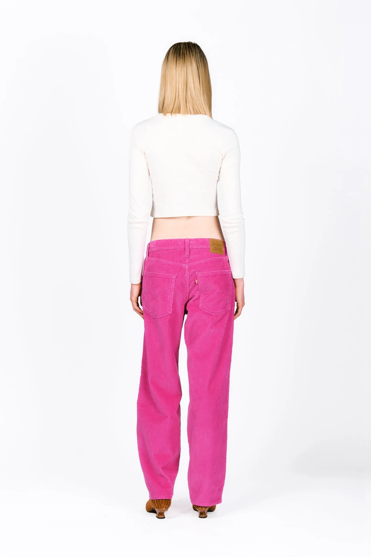 Embroidered Velveteen Patched Corduroys Annasui