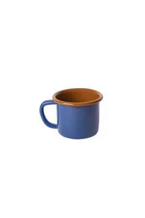 Enamel Mug (Blue/Brown)