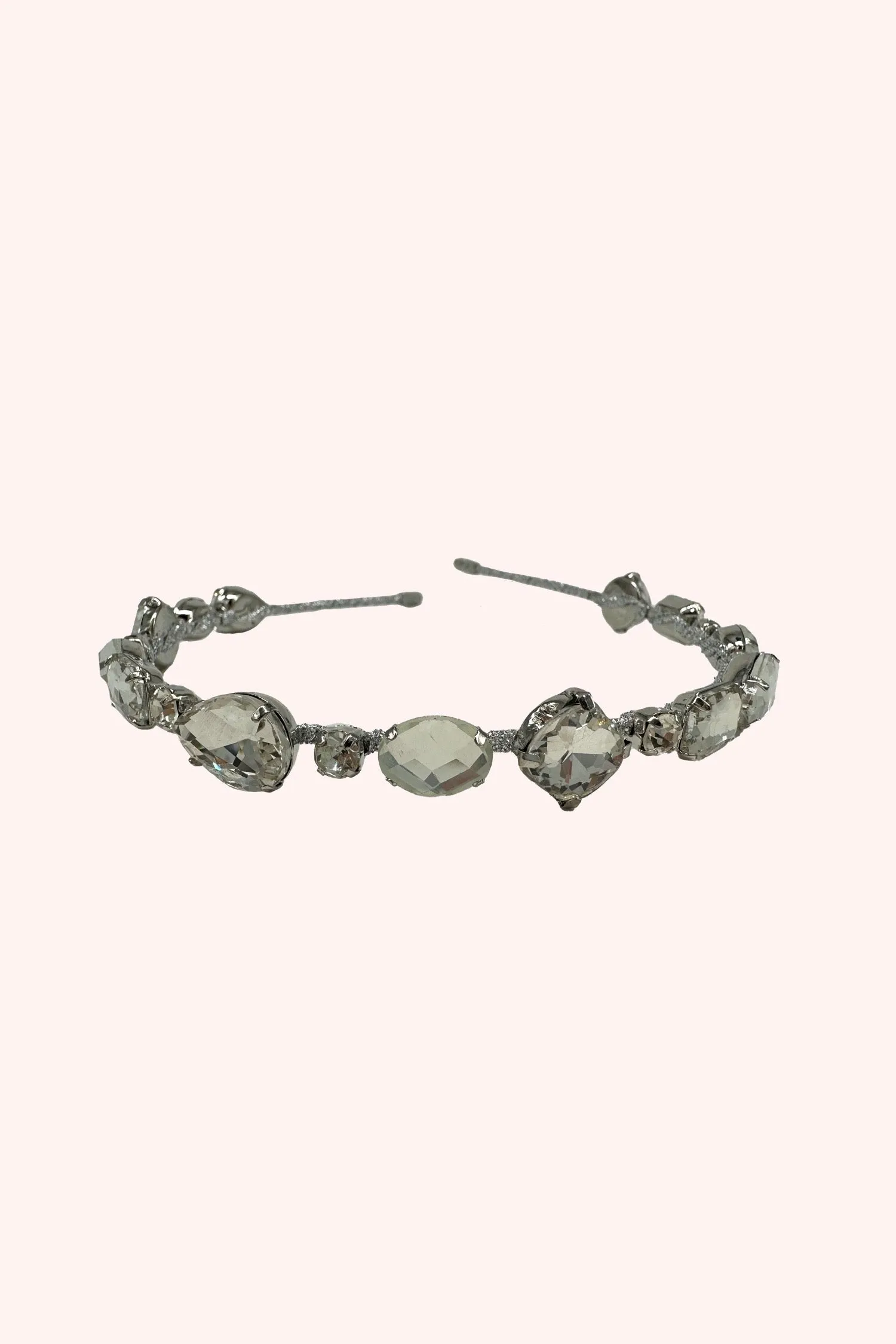 Enchanted Crystals Headband Silver Annasui