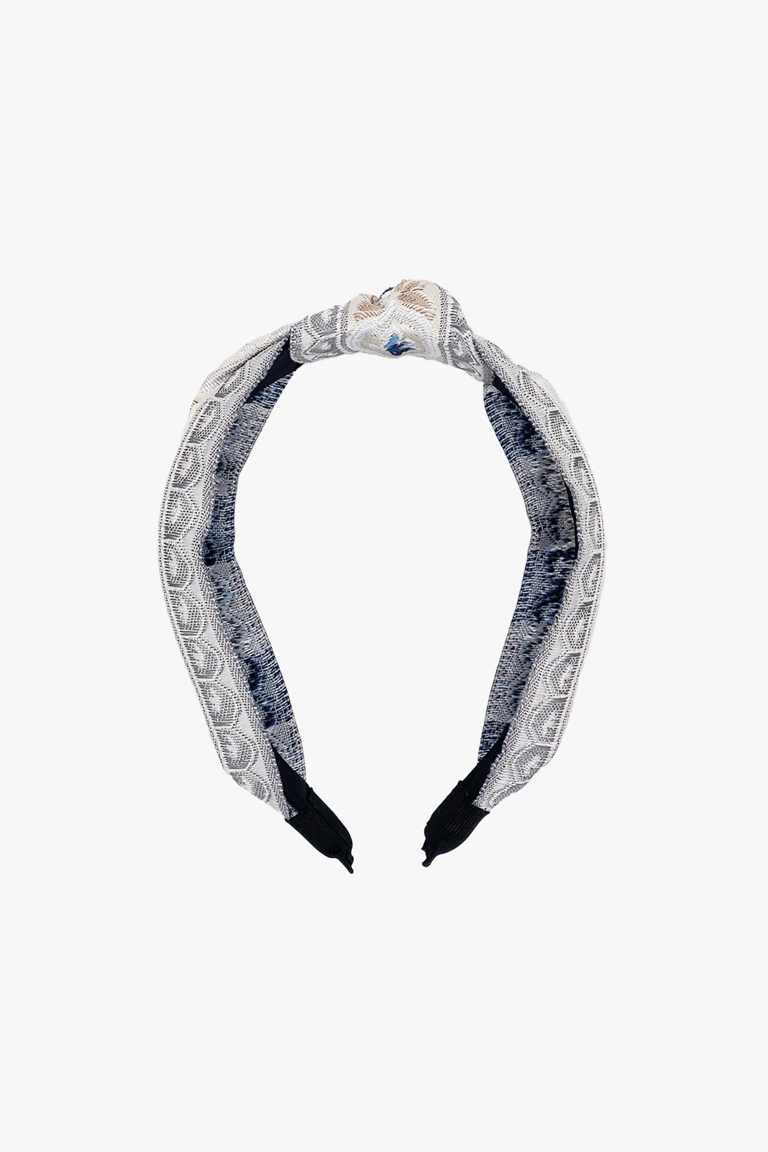 English Floral Tapestry Embroidered Handband Annasui