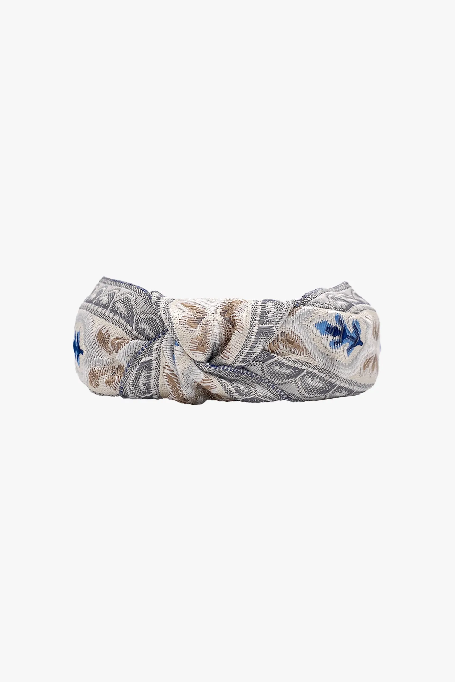English Floral Tapestry Embroidered Handband Annasui