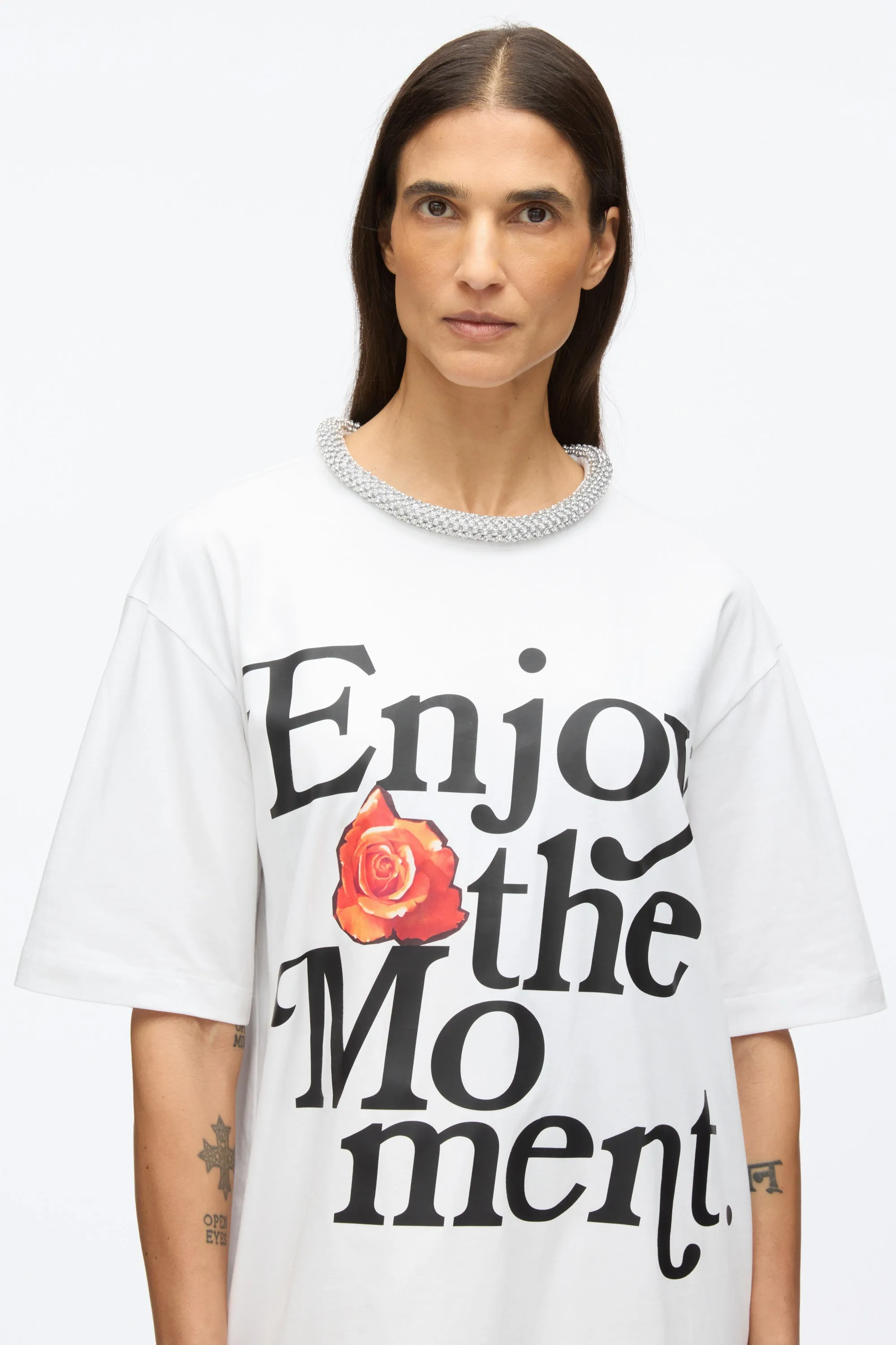 Enjoy The Moment Embellished Tee