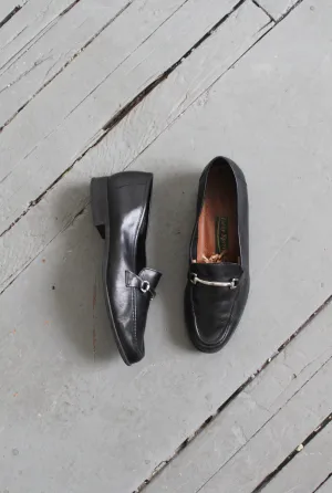 equestrian leather loafers size 7 1919 Vintage