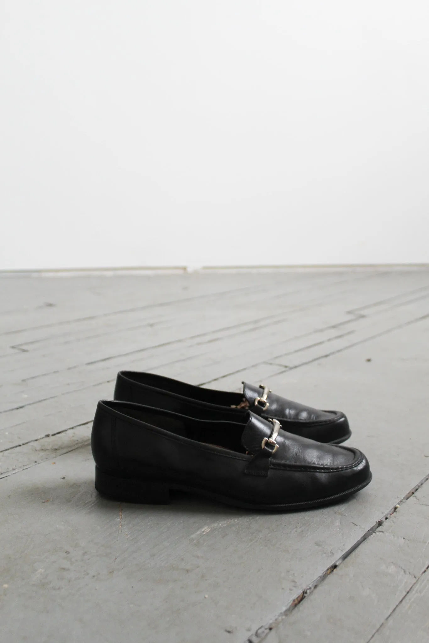 equestrian leather loafers size 7 1919 Vintage