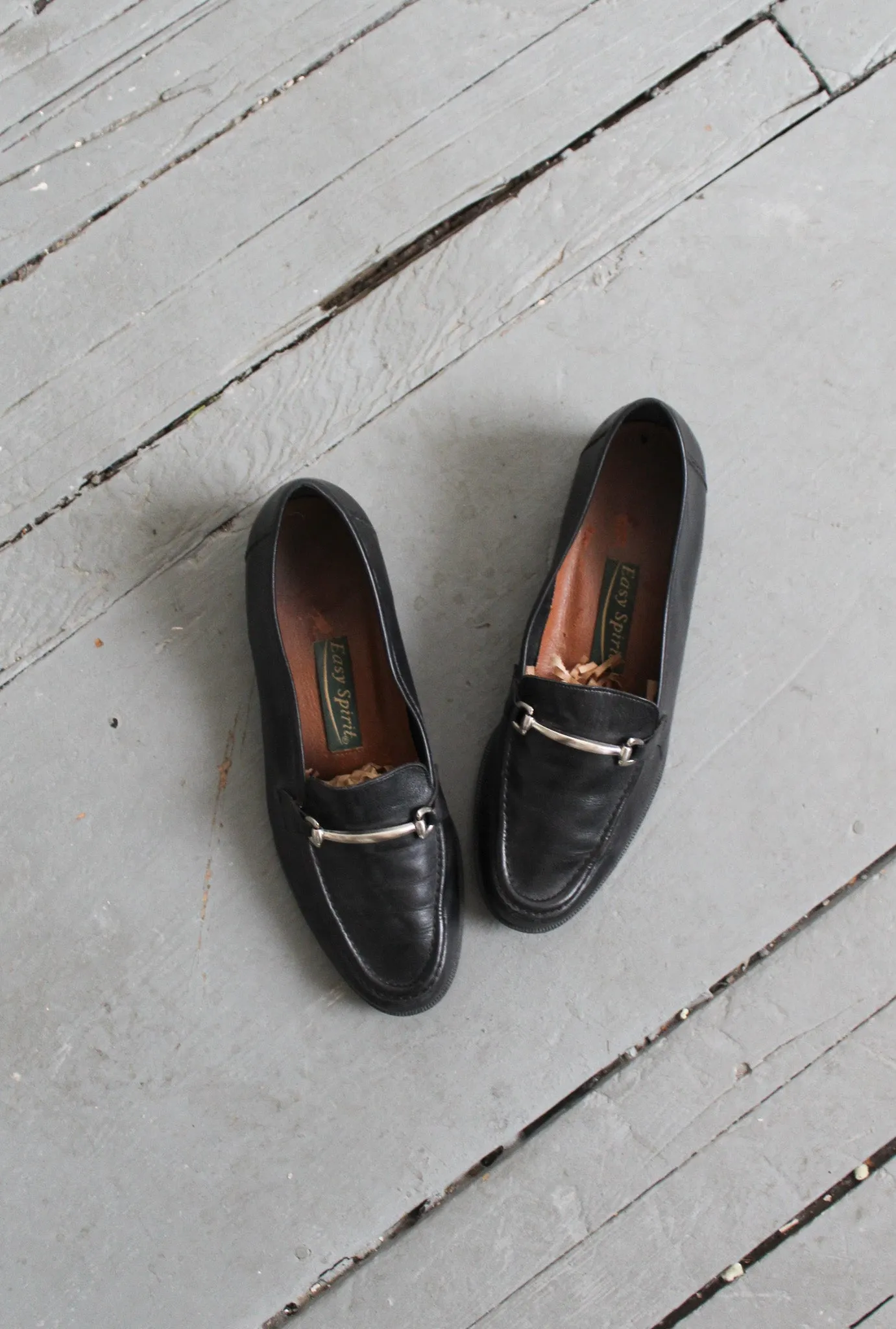 equestrian leather loafers size 7 1919 Vintage