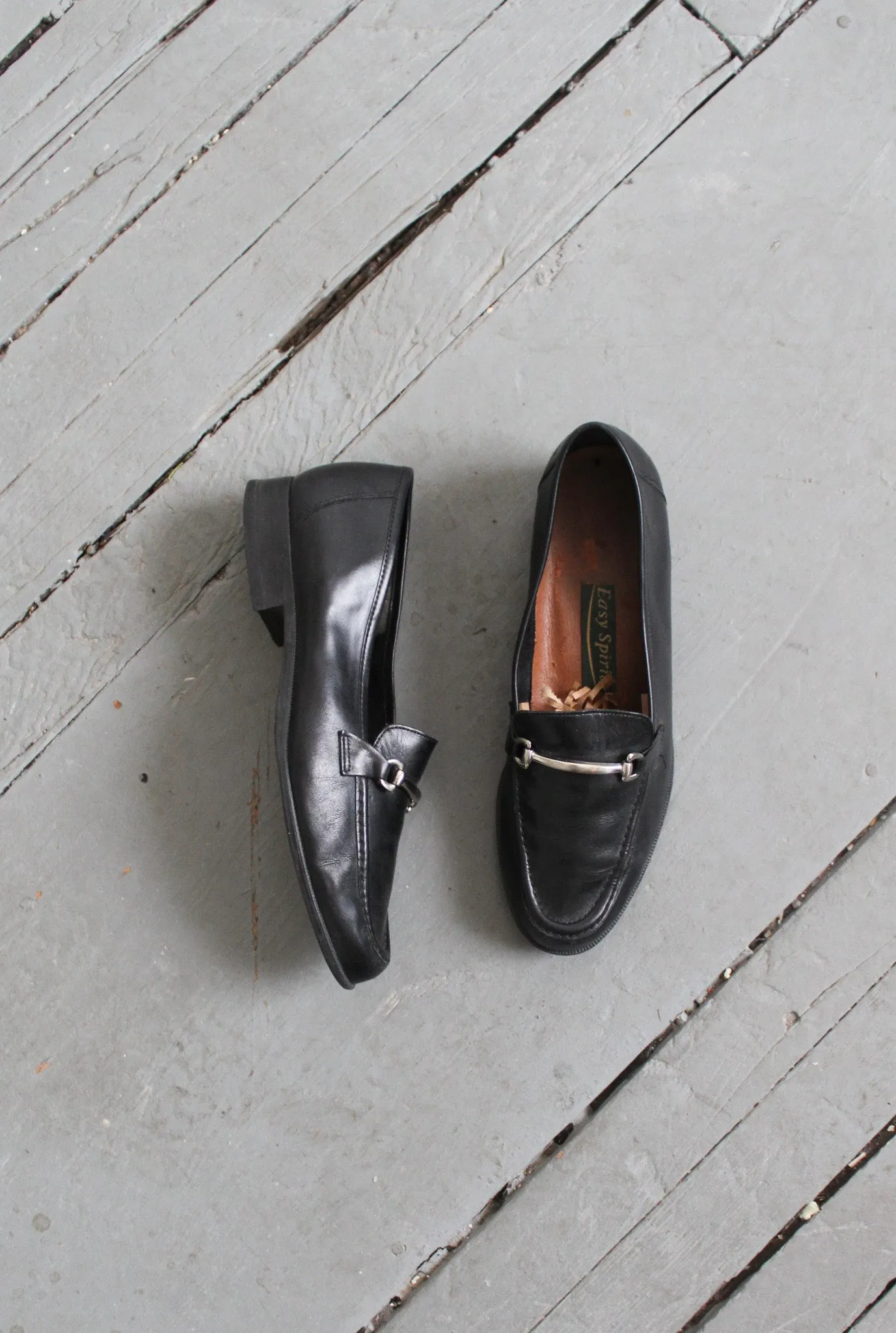equestrian leather loafers size 7 1919 Vintage