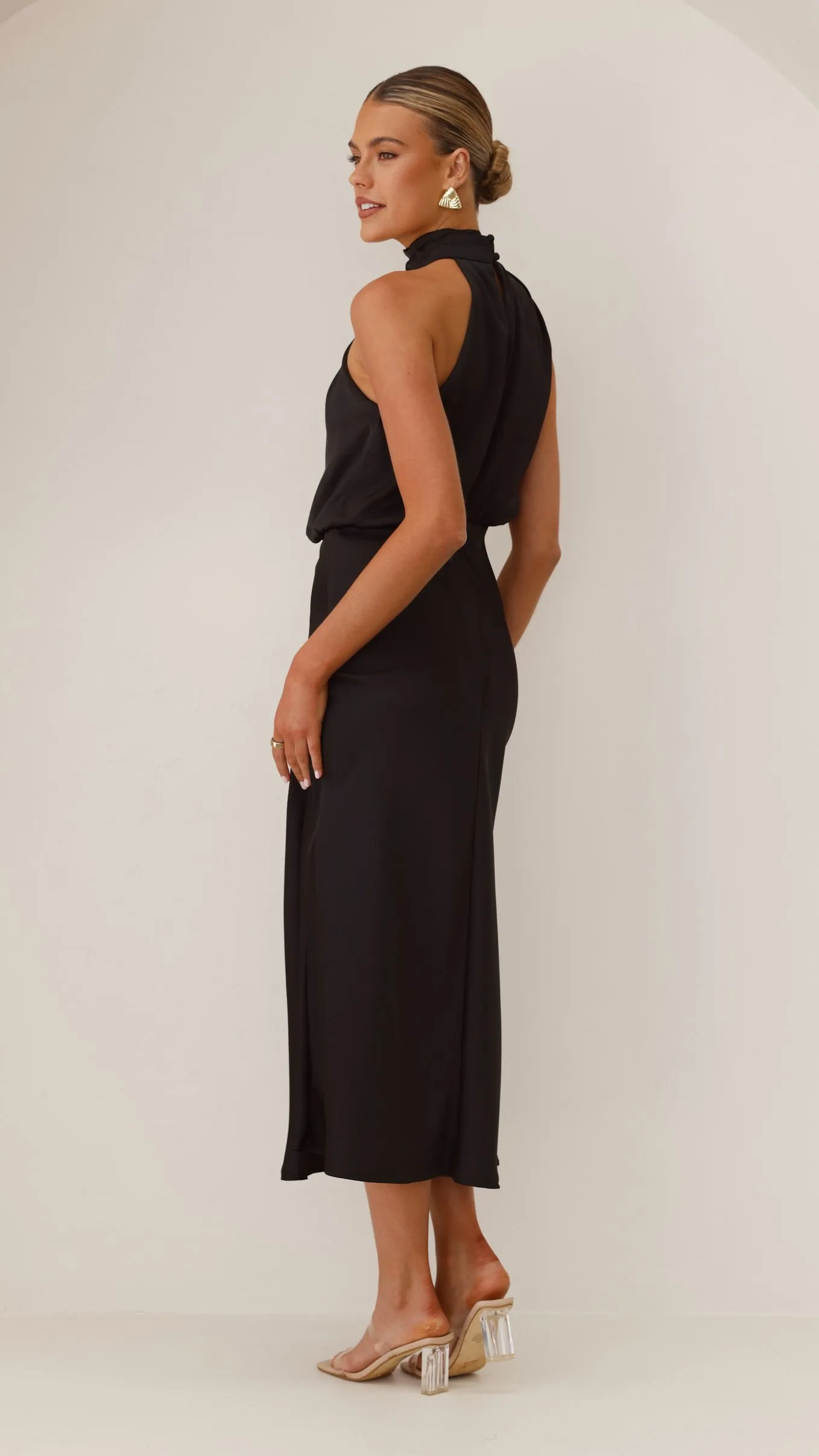 Esther Maxi Dress - Black Billy J