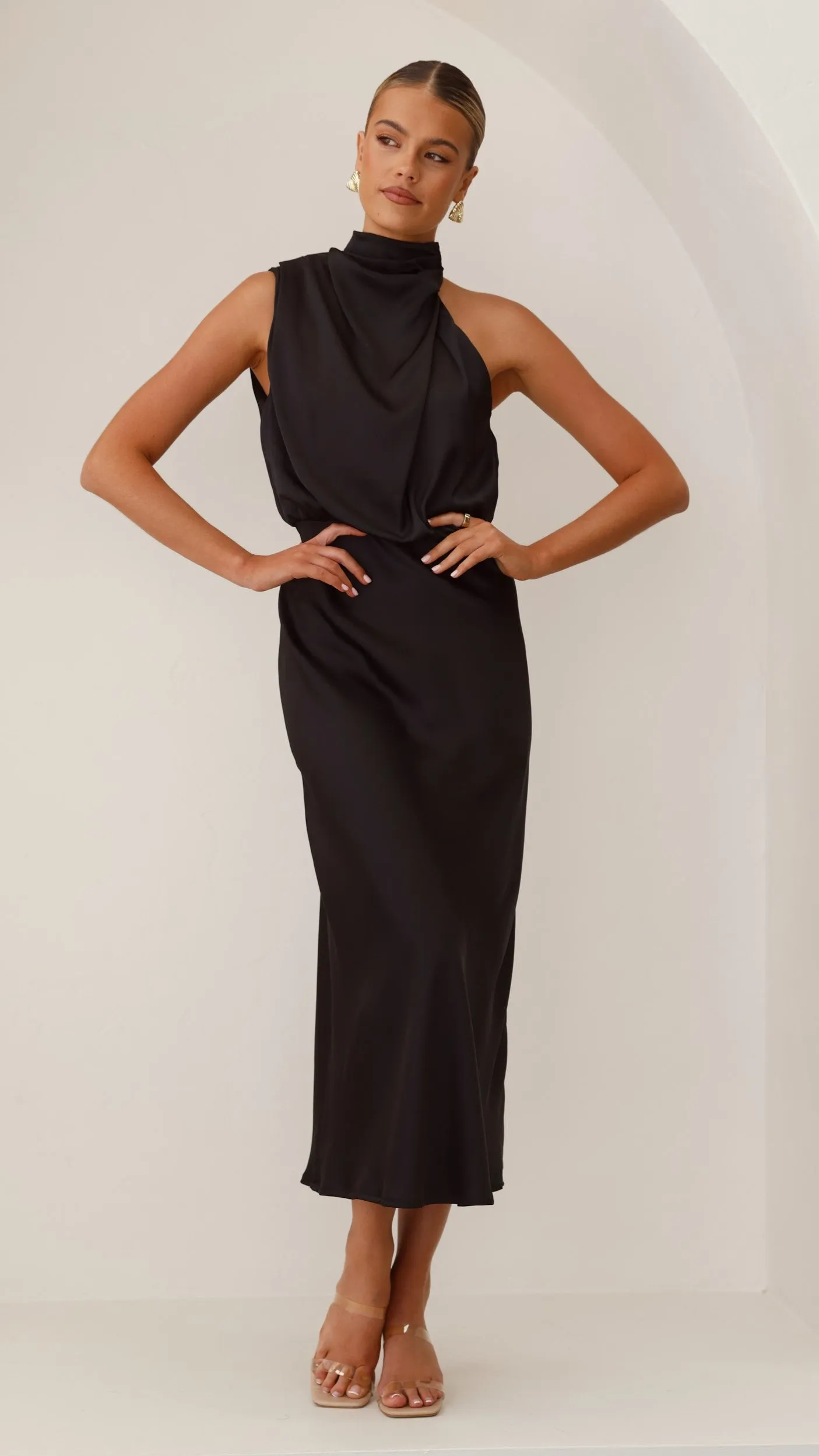 Esther Maxi Dress - Black Billy J