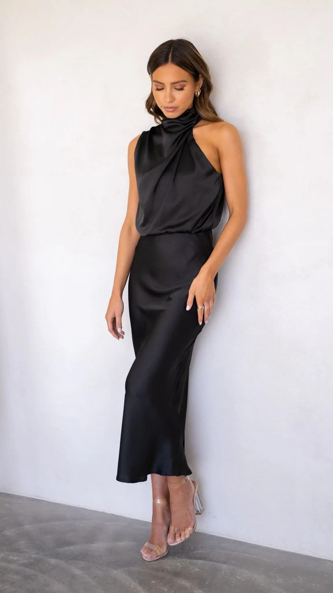 Esther Maxi Dress - Black Billy J